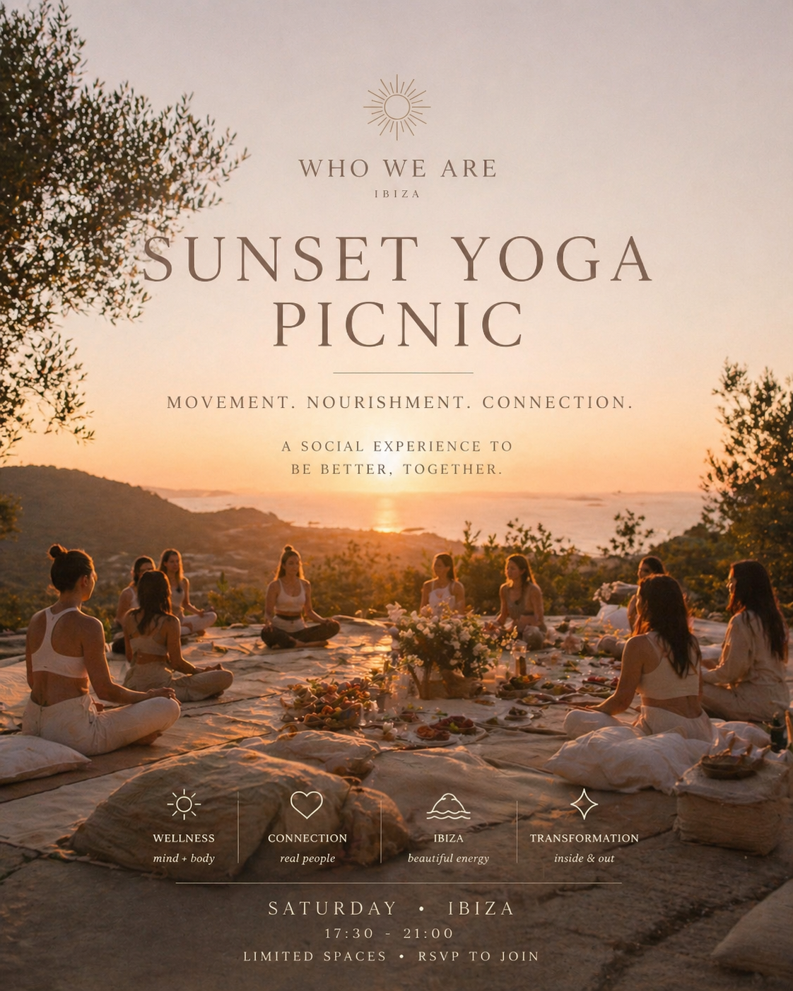Sunset Yoga Picnic - Ibiza