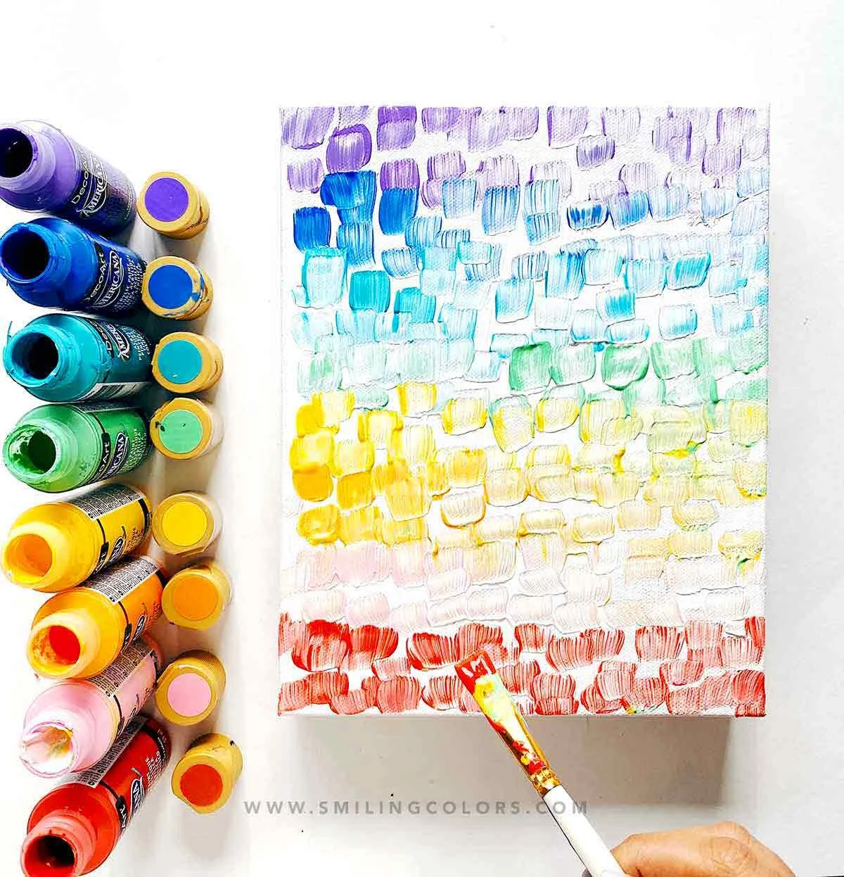 Brush stroke painting