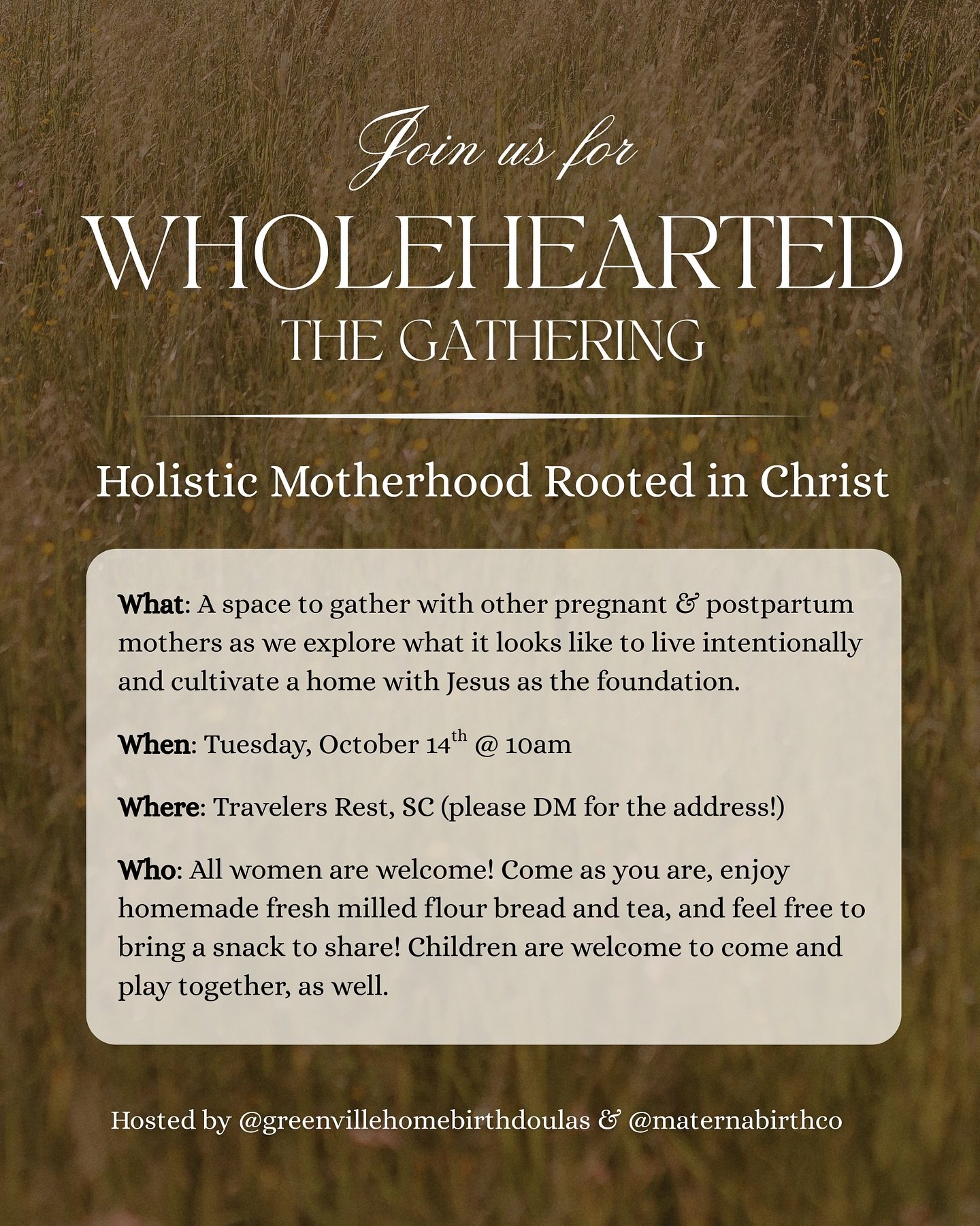 Over the last several weeks, our team has felt a stirring that we believe comes from the Holy Spirit; a deep conviction to share our faith more openly, both individually and as an agency, and a nudge to extend a space to others who feel the same with