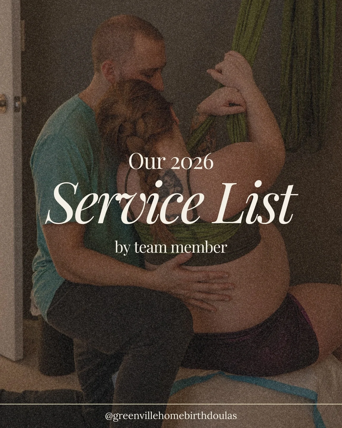 Our 2026 books are already filling up ❤️ We are so grateful to serve this community!!!

As you can see, our team has a vast array of support to offer. We would love to play a part in your holistic pregnancy, birth and postpartum journey 🥰 Please rea