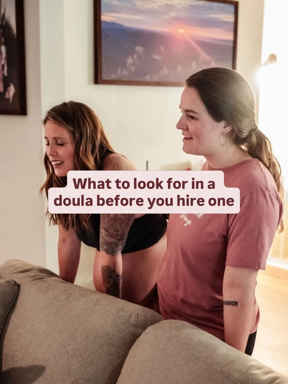 One of the biggest mistakes I see women make when hiring a doula is choosing based on personality alone.

Of course you want someone you connect with. Birth is very intimate! But connection isn&rsquo;t the only thing that matters.

You also want some