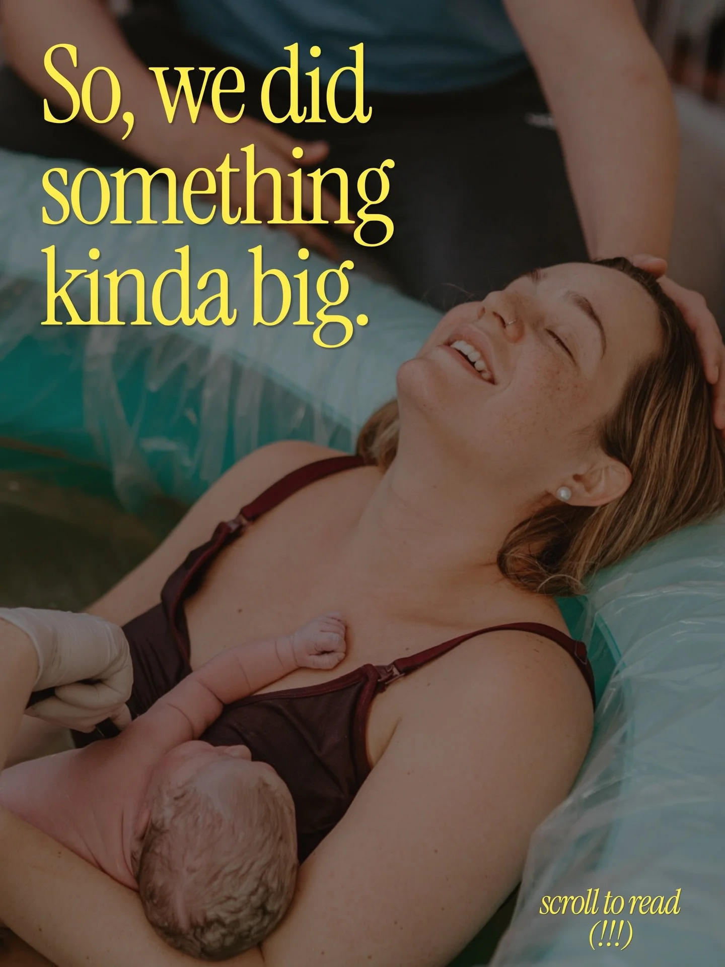 Surprise! 👀

As many of you know, our team has been &ldquo;Greenville Homebirth Doulas&rdquo; since its beginning in early 2025. But we&rsquo;ve had so many incredible clients who chose to birth in other places that &ldquo;homebirth&rdquo; just didn