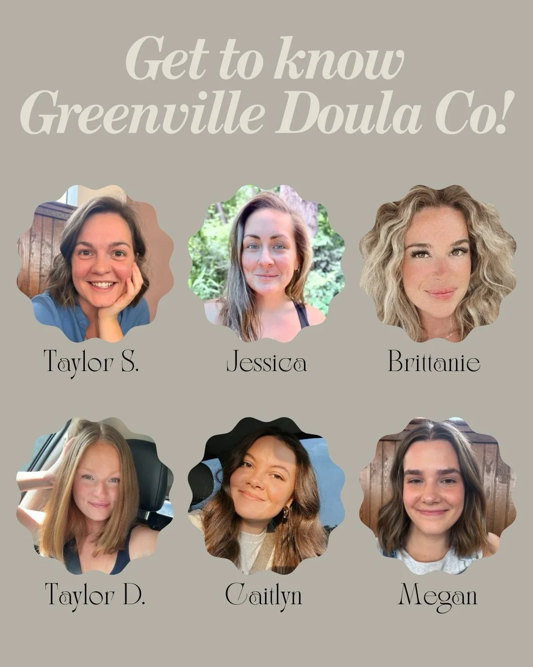 One team, many personalities.🤍🤩

Just a few fun facts that make up the team behind Greenville Doula Co.🤰

Who are you vibing with?👀

#greenvilledoula #doulasupport #meettheteam #upstatesc #greenvillesc