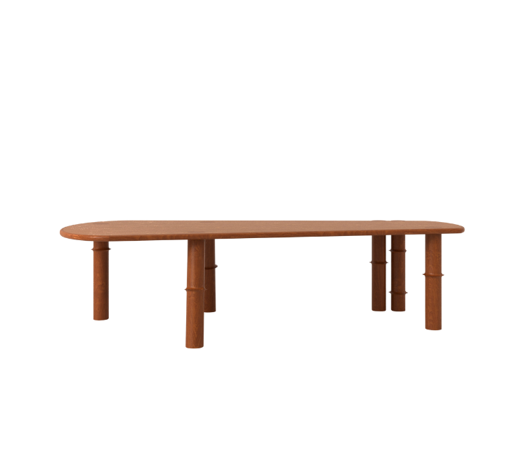 Mesa de Jantar Bambu Orgânica