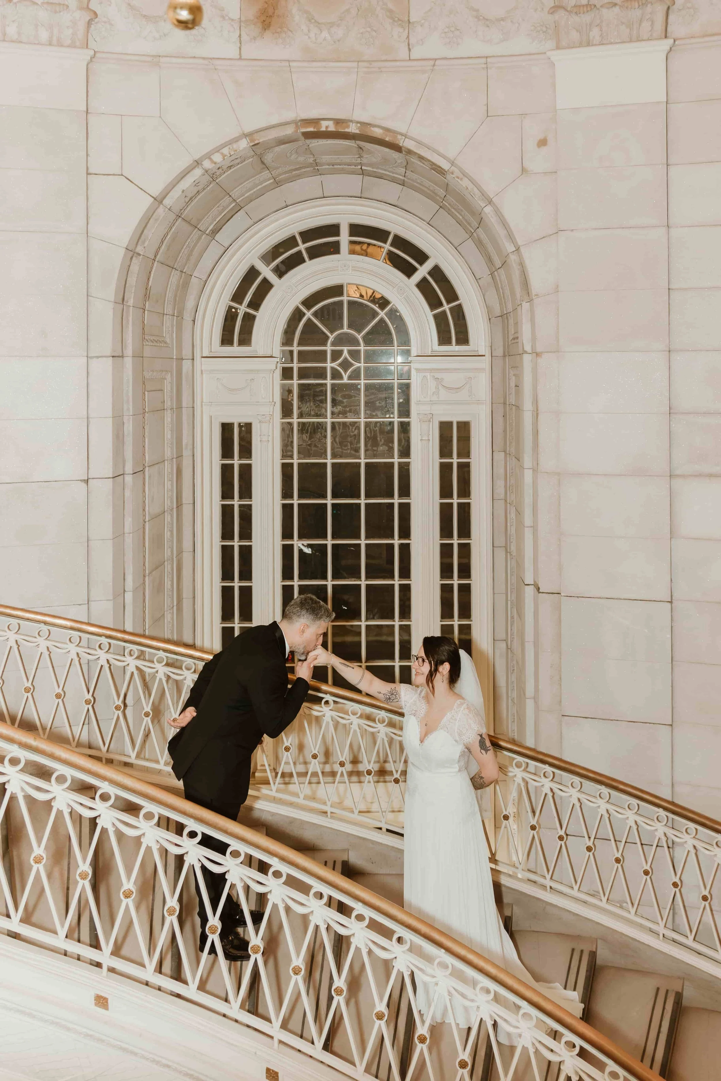 Amber &amp; Marco’s Intimate Hartford City Hall Wedding