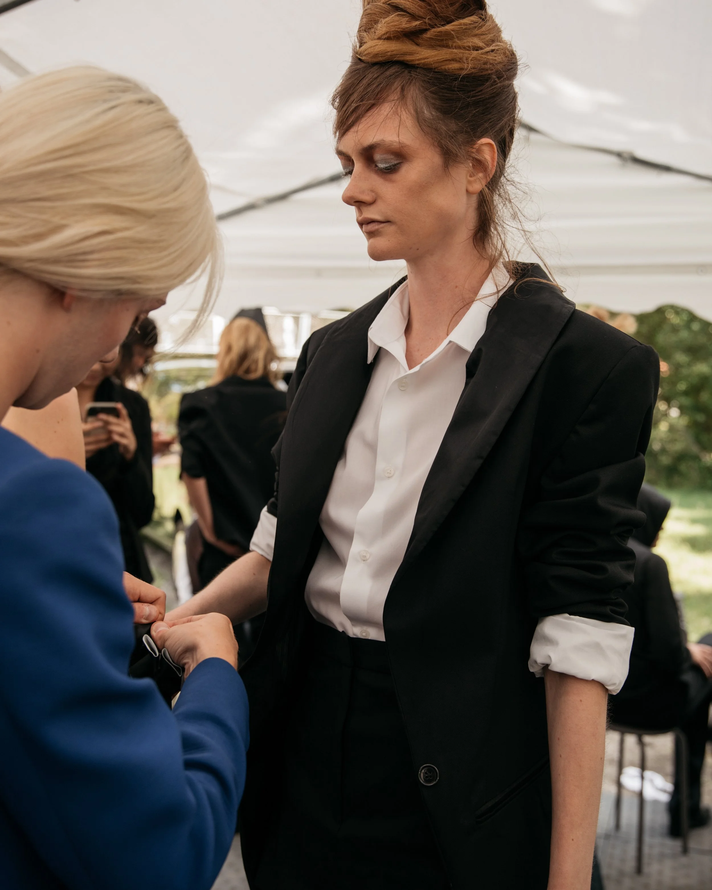 Backstage Makeup Team for Martin Quad CPHFW SS26