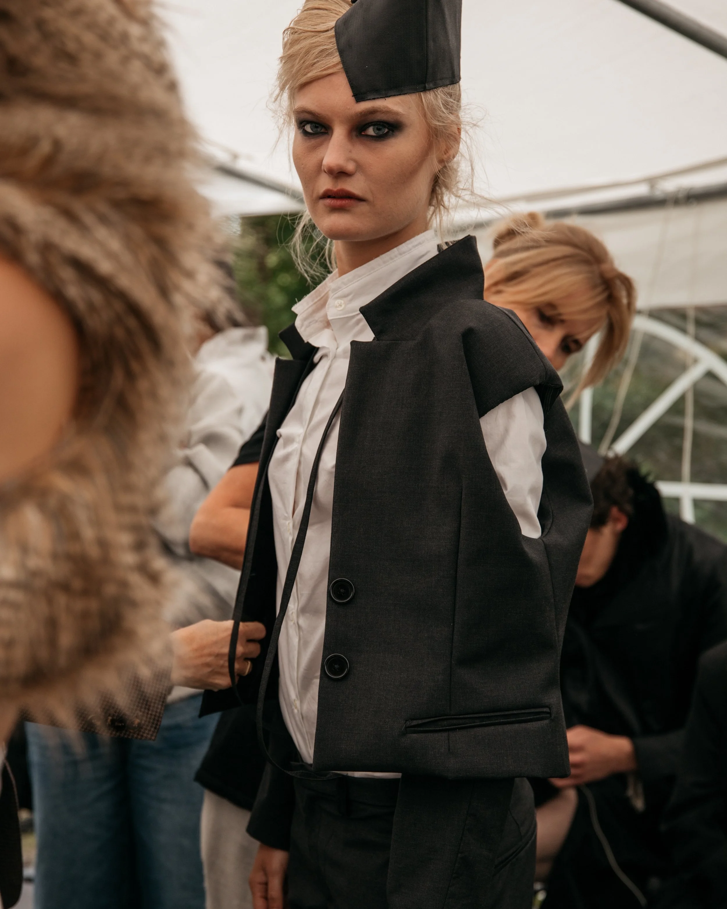 Backstage Makeup Team for Martin Quad CPHFW SS26