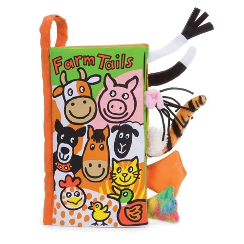 Farm Tails, Jellycat Soft Cloth Books