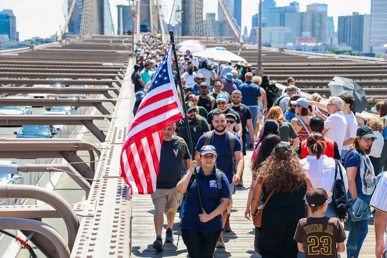 This Sunday, We're Marching Across The Brooklyn Bridge.