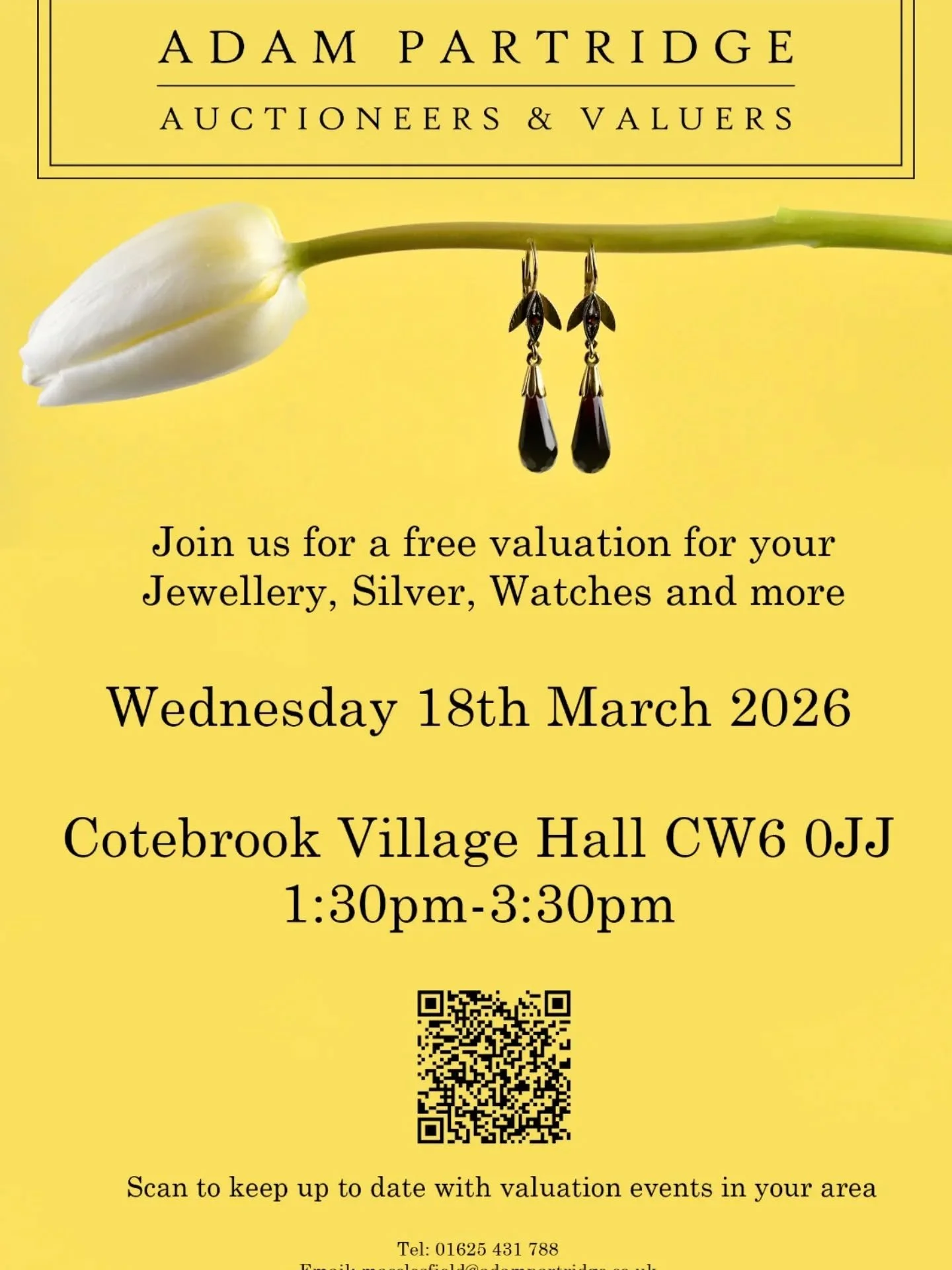 Tomorrow at our hall, valuation event with @adampartridgeauctioneers.

Bring along your gold, silver, collectables, coins, toys, ceramics, watches and more for a valuation.