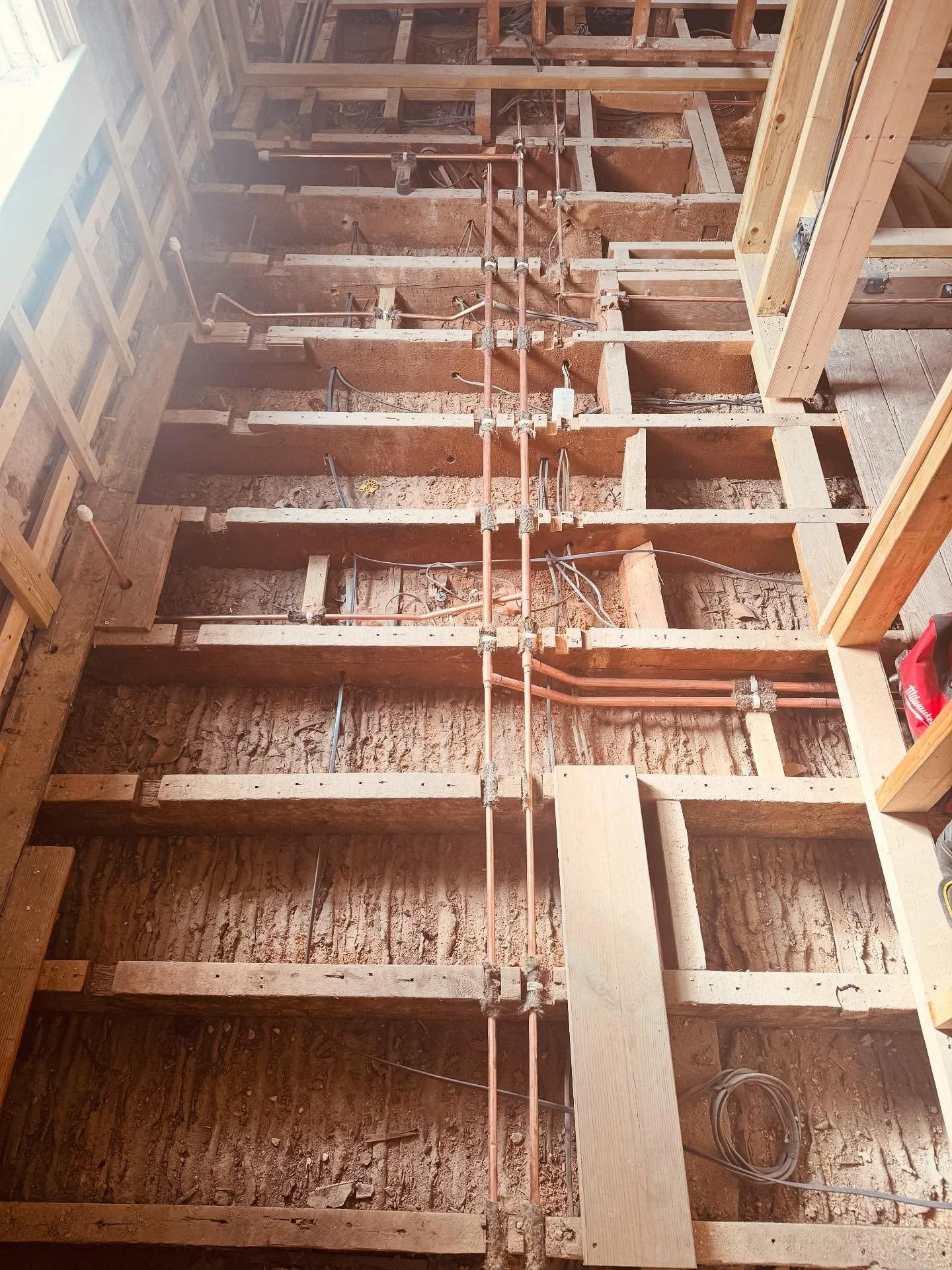 First fix plumbing going well on our Swainswick project 🤟 #gemsolutionsbath #firstfix #firstfixplumbing #plumbing #heating #plumbinglife #bath #bathsomerset #cityofbath #bathlife