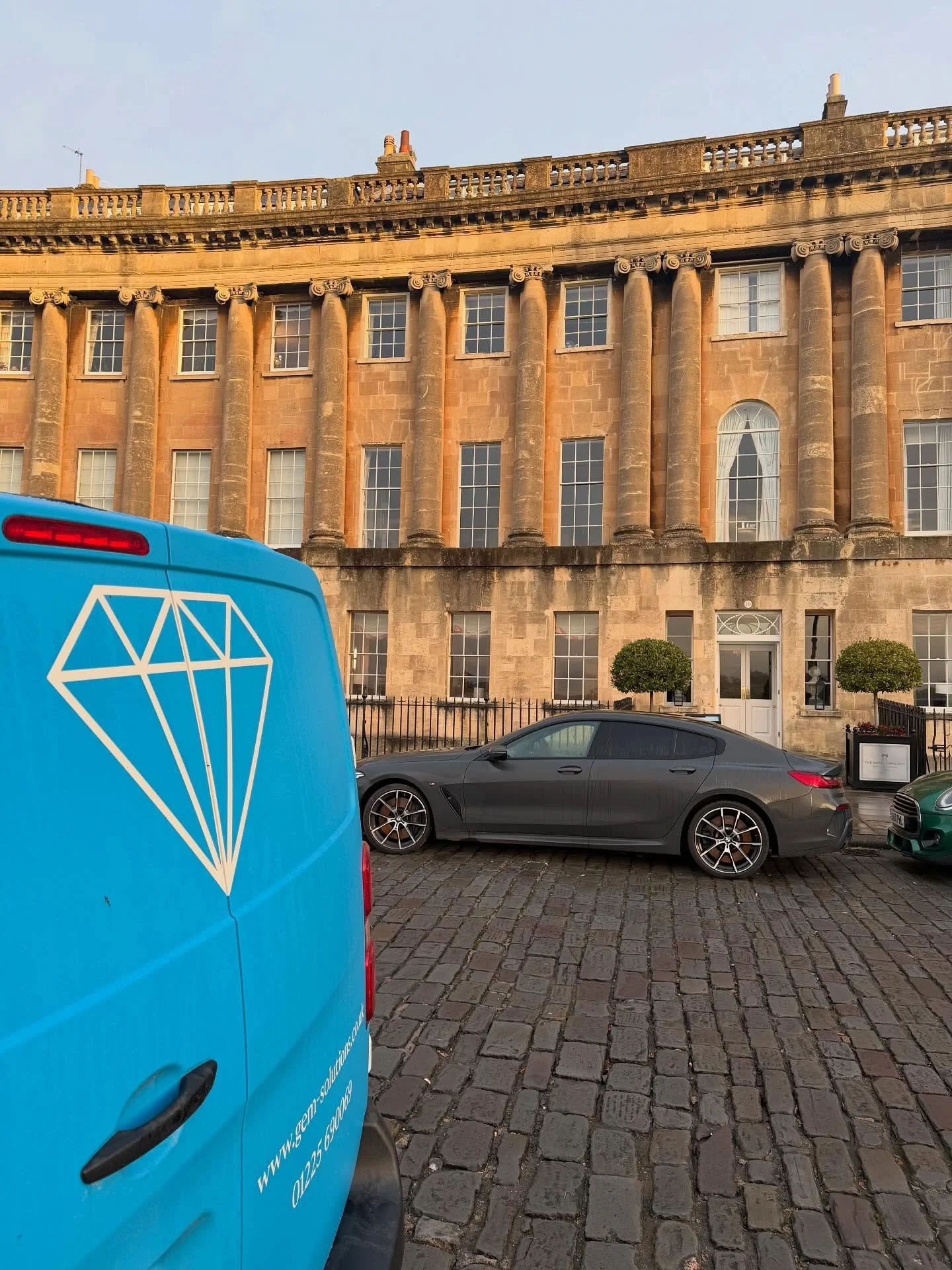 Our new logo looking strong this morning 🤩 Wishing you all a belated Happy New Year guys x Hope 2026 is a great year for everyone 🙌 #gemsolutionsbath #property #propertymaintenance #maintenance #bath #bathsomerset #somersetlife #somersetliving