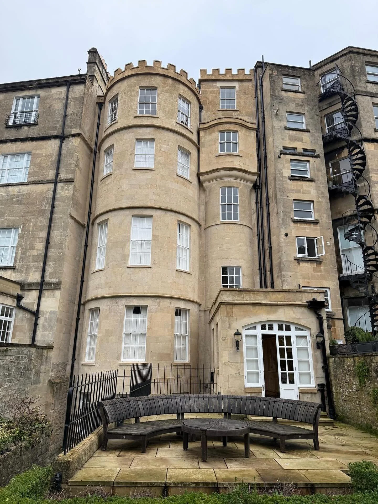 Our roofing team have jus been instructed to carry out various lead work repairs at this beautiful house in the centre of Bath 🤩 #gemsolutions #gemmaintenance #roof #roofwork #lead #leadwork #property #house #home #maintenance #propertymaintenance #