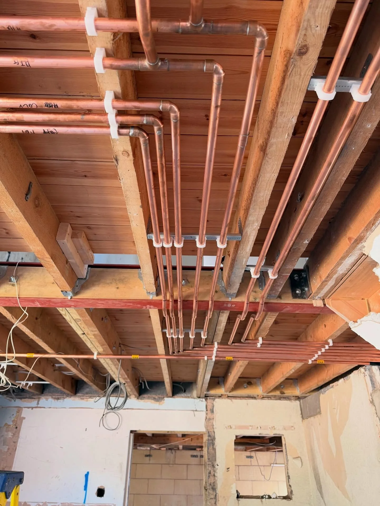 First fix beautifulness 🤩 at GEM we take immense pride in every element of our work 🫶 precision at each and every stage and with each and every trade, it&rsquo;s in our DNA 🧬 #gemsolutionsbath #trade #plumbing #firstfix #firstfixpipework #heatings