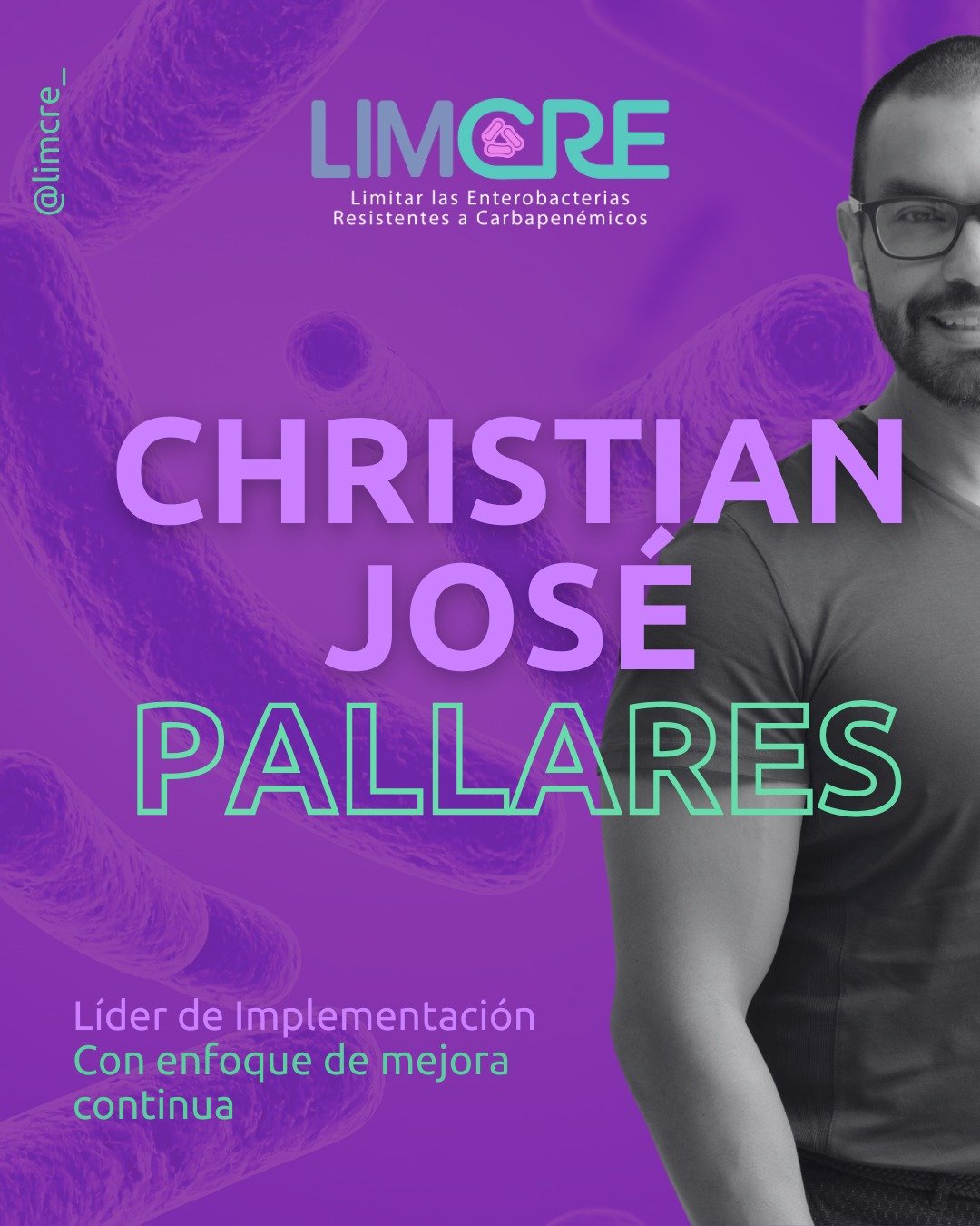 Hoy presentamos al Dr. Christian Pallares, m&eacute;dico y epidemi&oacute;logo que forma parte fundamental de nuestro equipo 🧠🩺📊.
Su experiencia en epidemiolog&iacute;a hospitalaria y vigilancia de infecciones lo convierte en una pieza clave para 