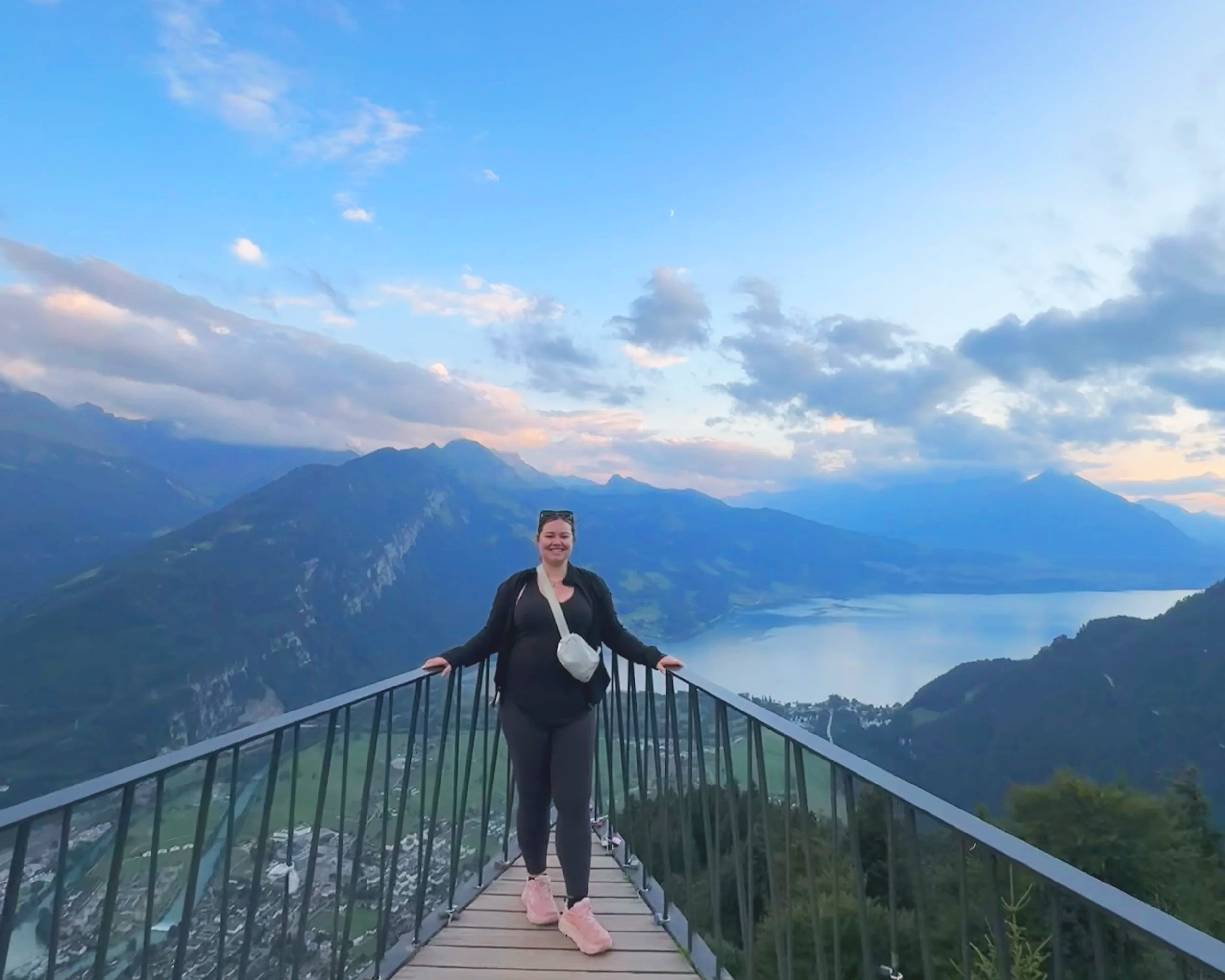 Therapist traveling in Switzerland