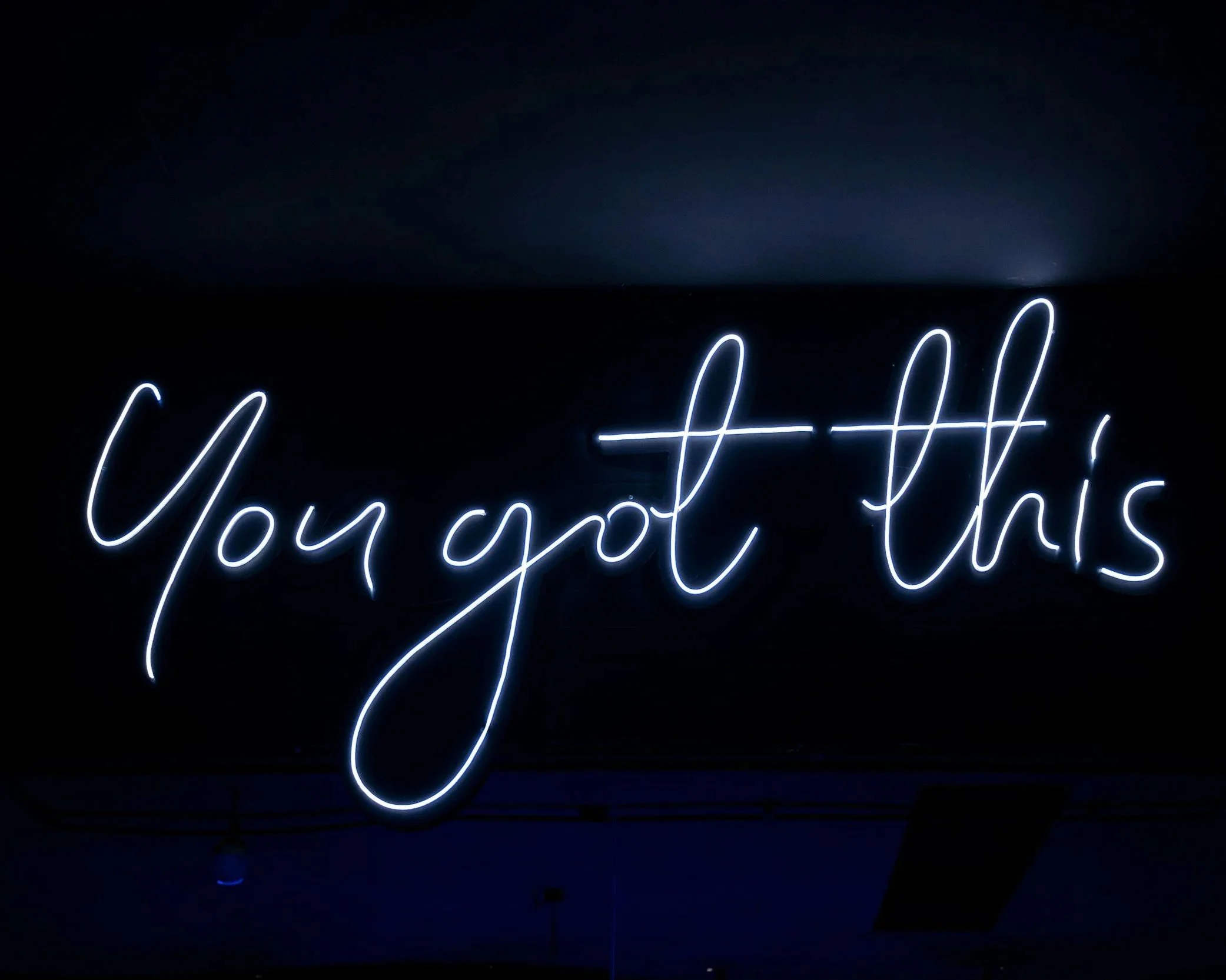 Inspirational art sign stating you got this