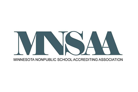 Minnesota Nonpublic School Accrediting Association logo with acronym MNSAA