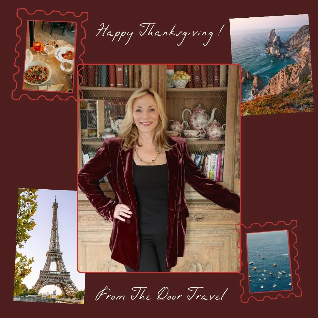 Happy Thanksgiving from MaryDee &amp; @thedoor_travel. 

We&rsquo;re so thankful for the support as we introduce The Door, and for the many adventures to come. May your holiday be filled with family, great food, and a little daydreaming about where y