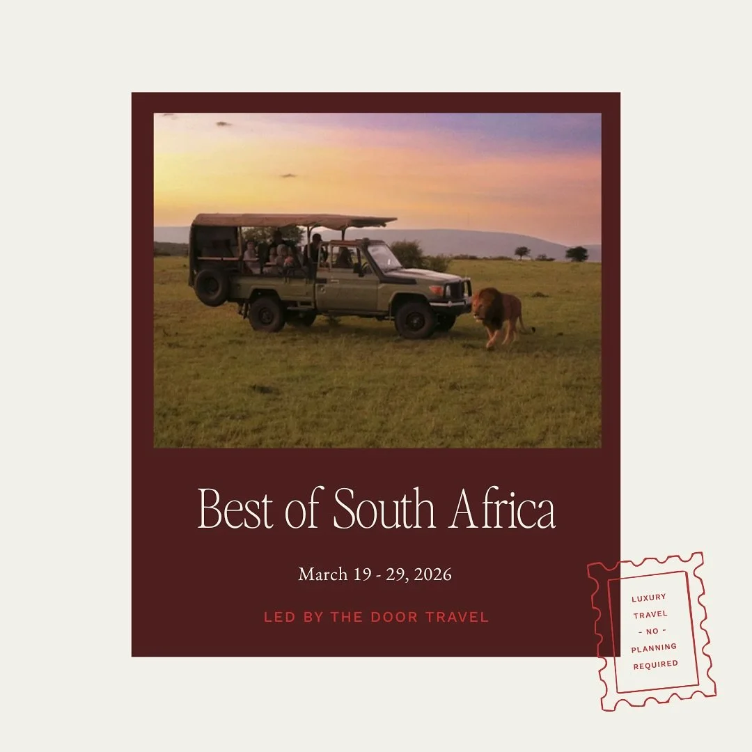 Step inside The Door and discover our debut portfolio of journeys.

Scroll to see what&rsquo;s available and reserve your next escape at TheDoorTravel.com. Link in bio.
