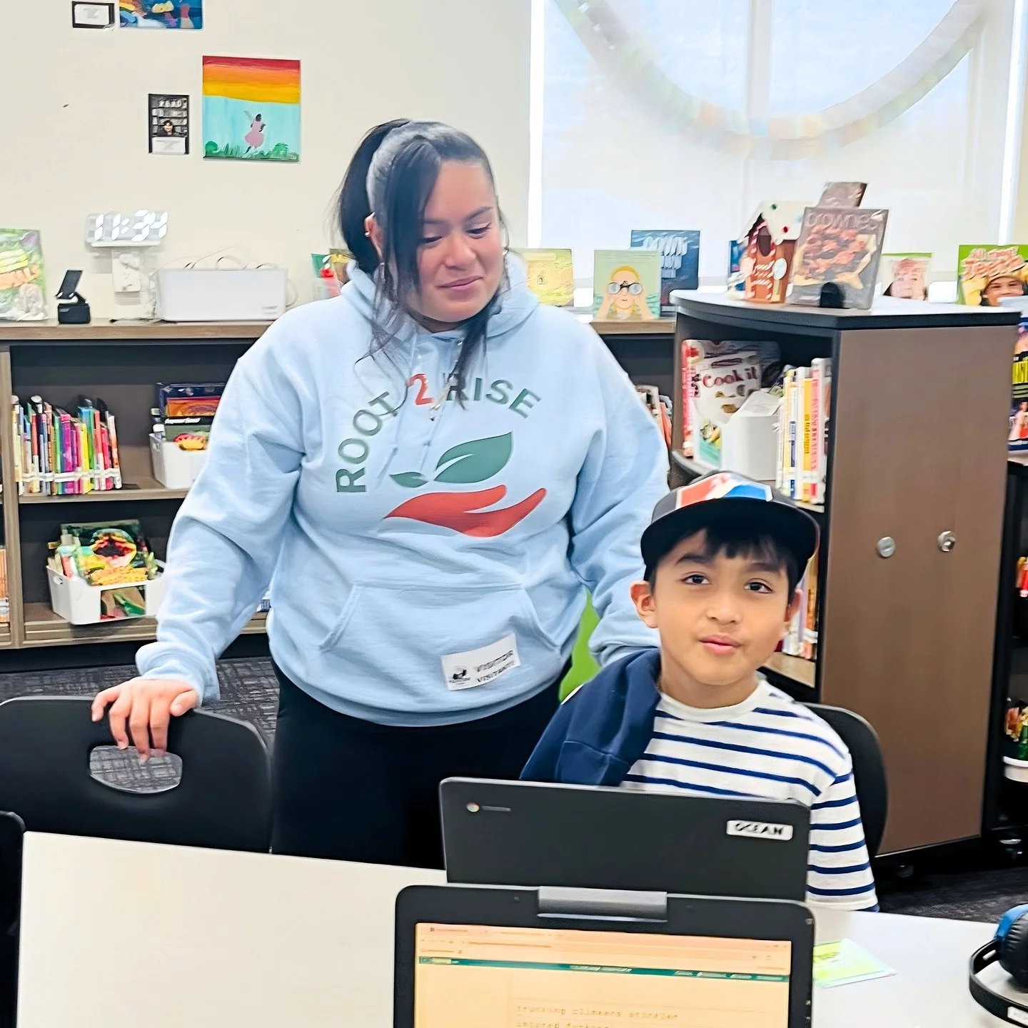 Tutor-Mentor Isabella spent over a year in a 3rd grade classroom at Fairview Elementary. She came in as a high school junior. She's leaving in June with a college plan . . . and a direction she didn't have before.

From Ms. Basinski, her Partner Teac