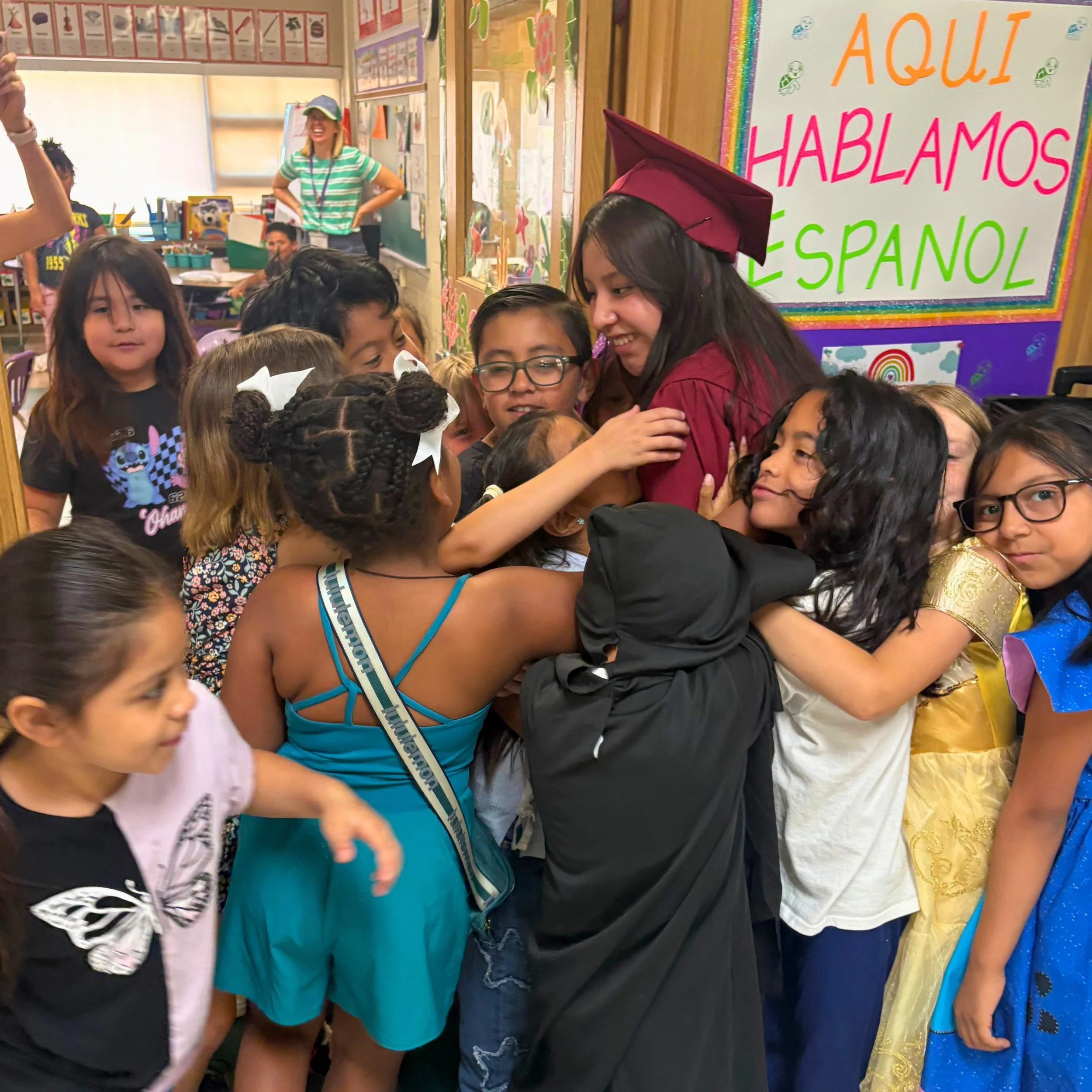 Every spring, @madisonschools seniors put on their cap and gown and walk through each of the elementary schools in their district. It's a beautiful full circle moment as they return to the schools where they started their educational journeys.

And f