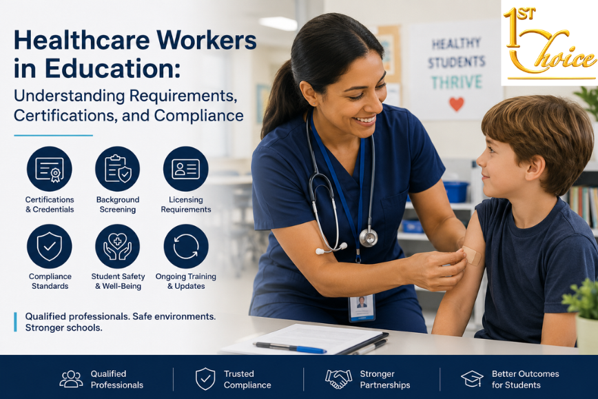 Healthcare Workers in Education: Understanding Requirements, Certifications, and Compliance