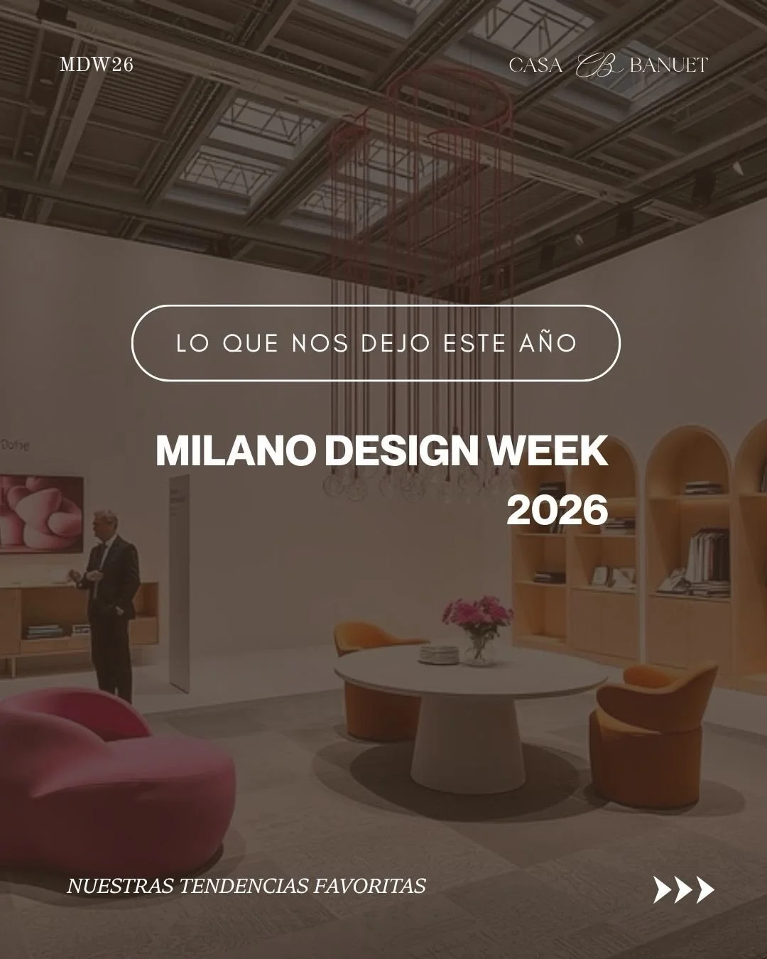 Milan Design Week 2026 nos dej&oacute; claro algo: el dise&ntilde;o ya no es solo est&eacute;tica&hellip; es experiencia, emoci&oacute;n y conciencia. ✨🤩 Metales escult&oacute;ricos, transparencias que susurran, cocinas que quieren ser el centro de 