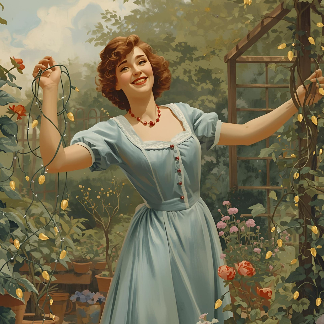 When the Garden Fades, Obsession Naturally Moves to Twinkle Lights