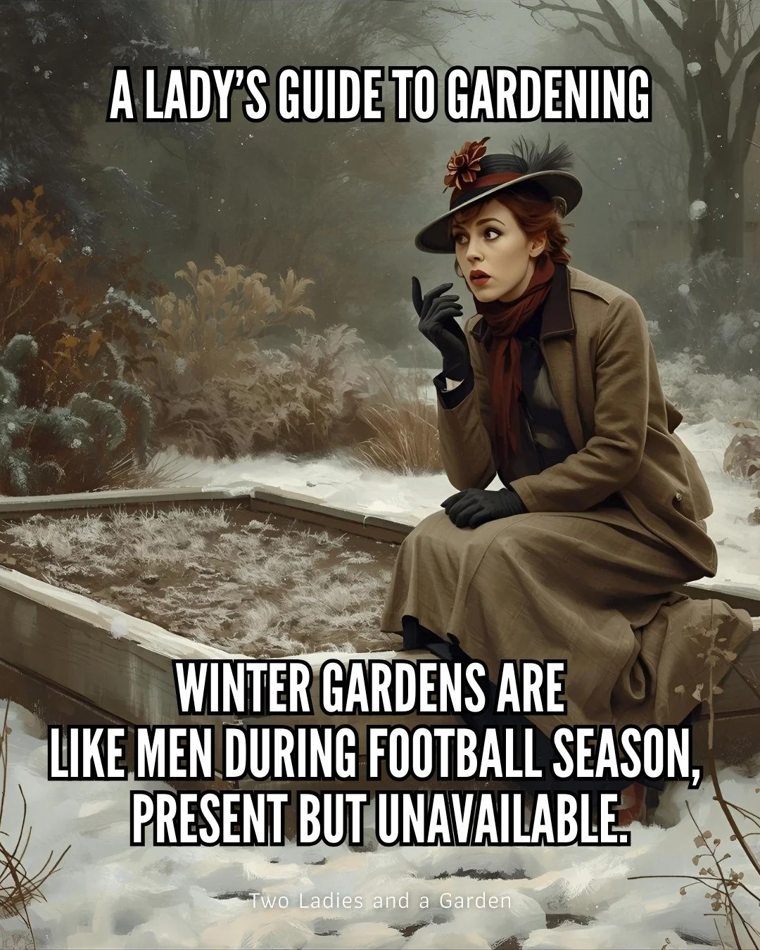 I swear I might as well be speaking a different language when he&rsquo;s in his recliner with the game on&hellip; words just float right past him. 

#TwoLadiesAndAGarden #MarriageHumor #FootballSeason #GardenHumor #WifeLife