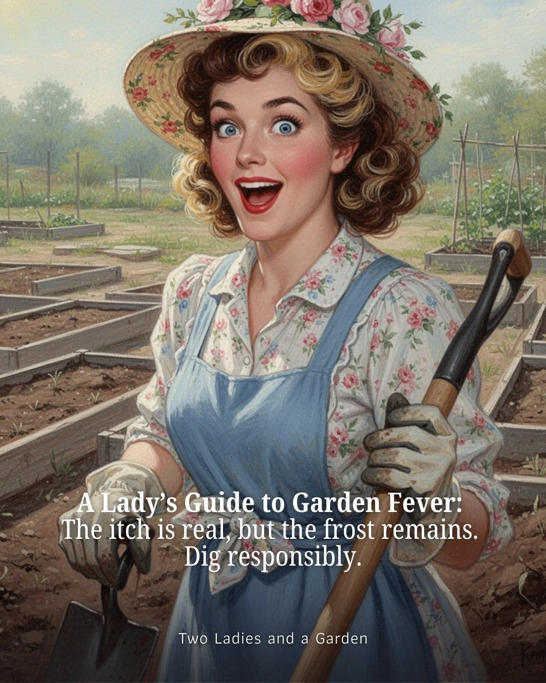 I can feel it &mdash; that itch to start planting. I know better&hellip; but I can&rsquo;t help staring at those little rows and imagining what&rsquo;s coming. Garden fever is real, my friends. Spring, hurry up.