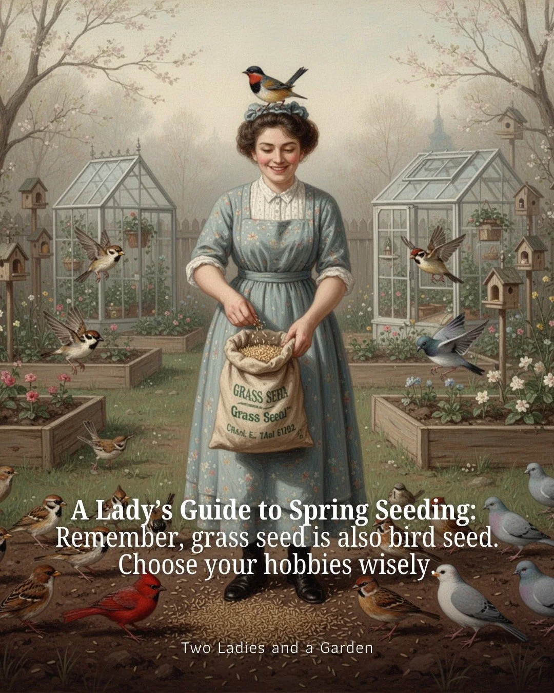 My sweet momma loves her birds. She has the prettiest little bird houses you&rsquo;ve ever seen, and she keeps them filled like she&rsquo;s running a five-star bed and breakfast for wildlife.

Which is precious. Truly.

Except now we&rsquo;re about t