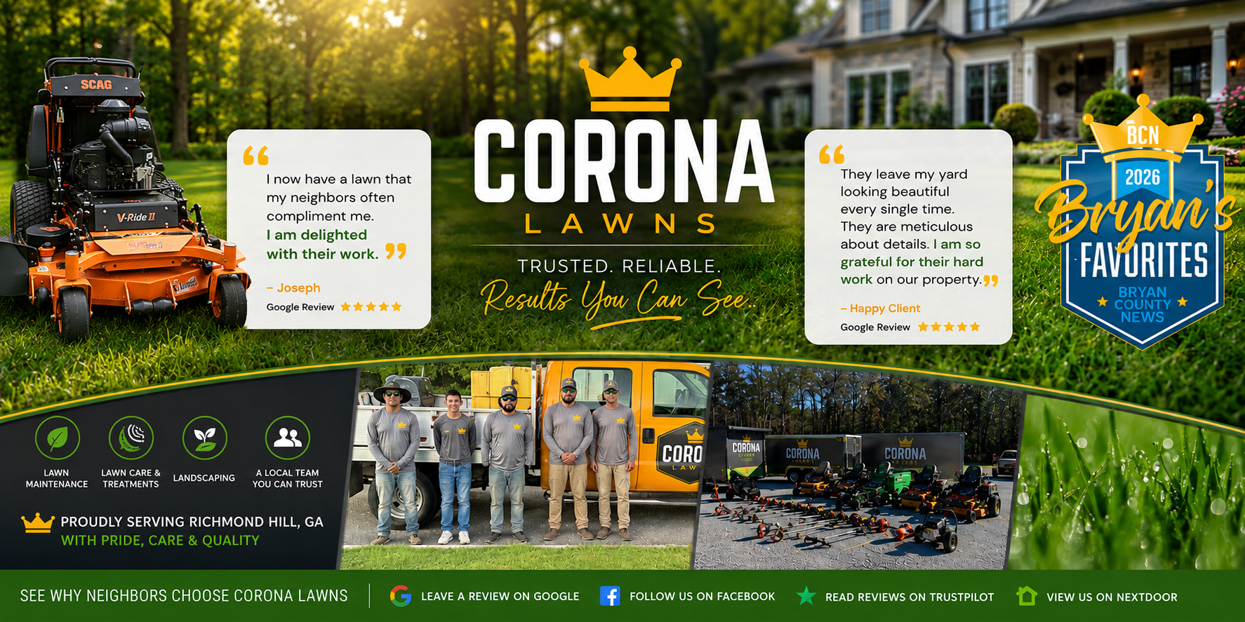 Why Trust Matters When Choosing a Lawn Care &amp; Landscaping Company in Richmond Hill, GA