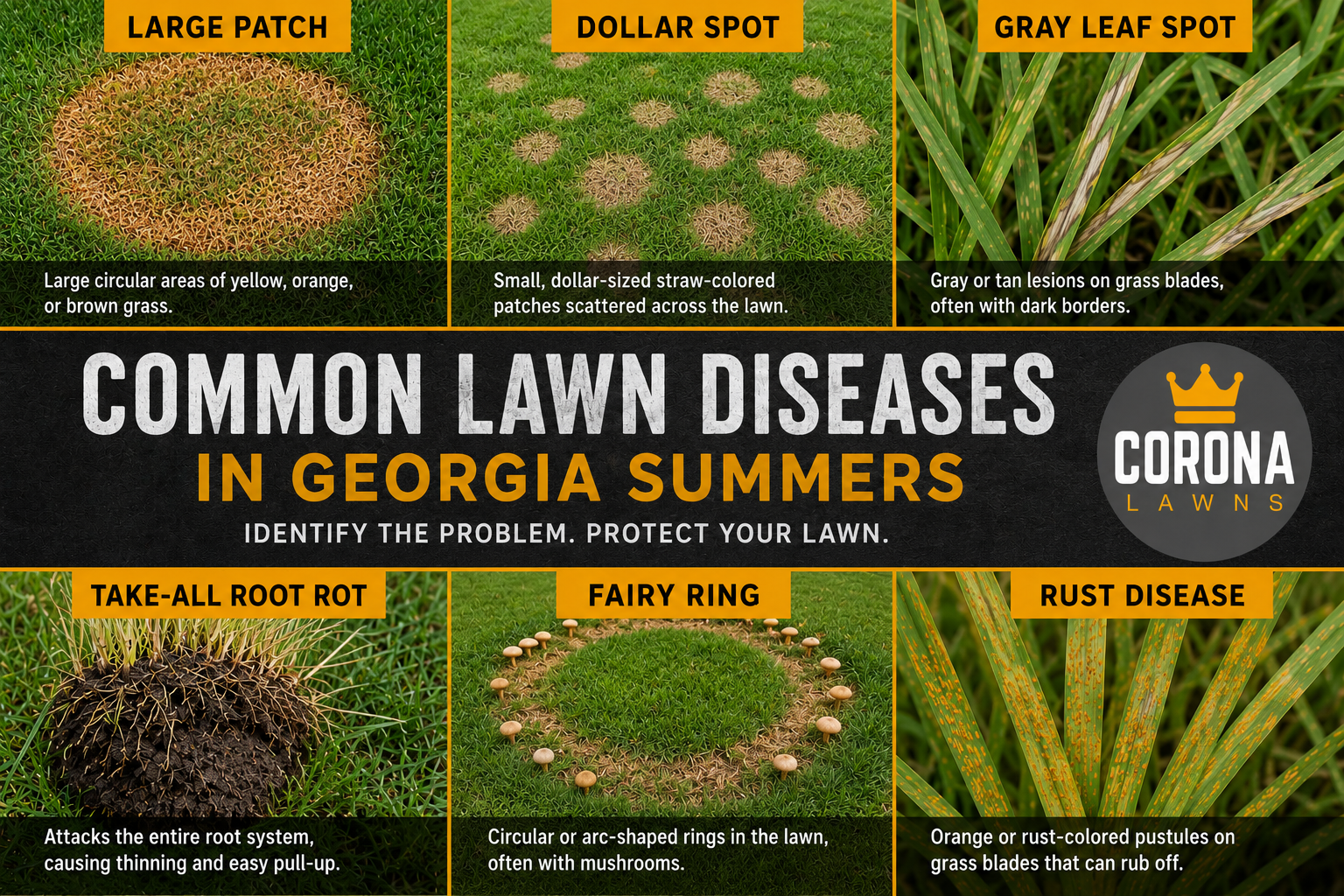 Common Lawn Diseases During Georgia Summers (and How to Prevent Them)