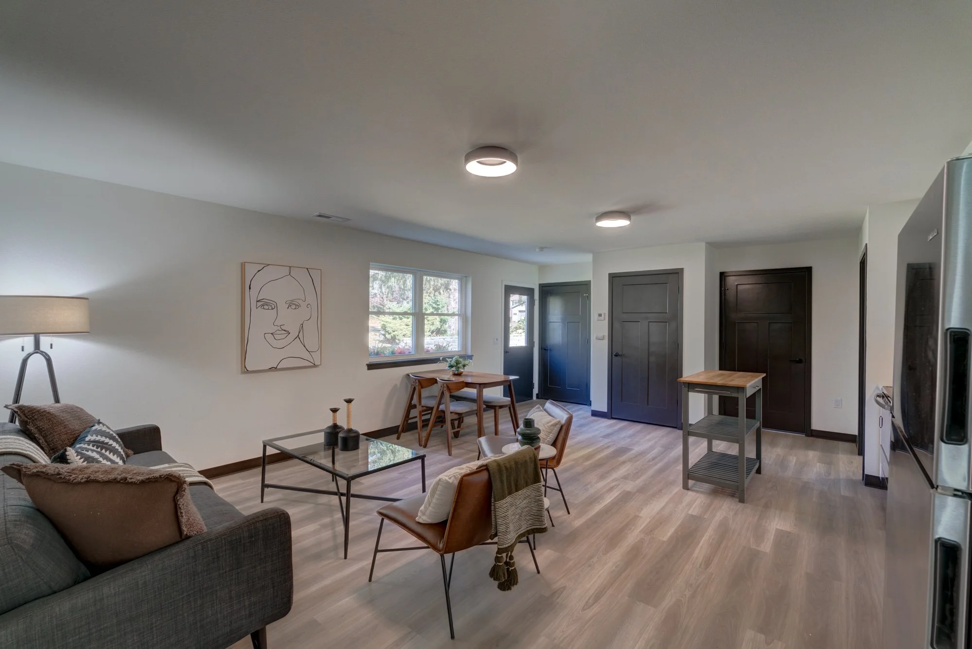 36-inch doorways to accommodate wheelchair users