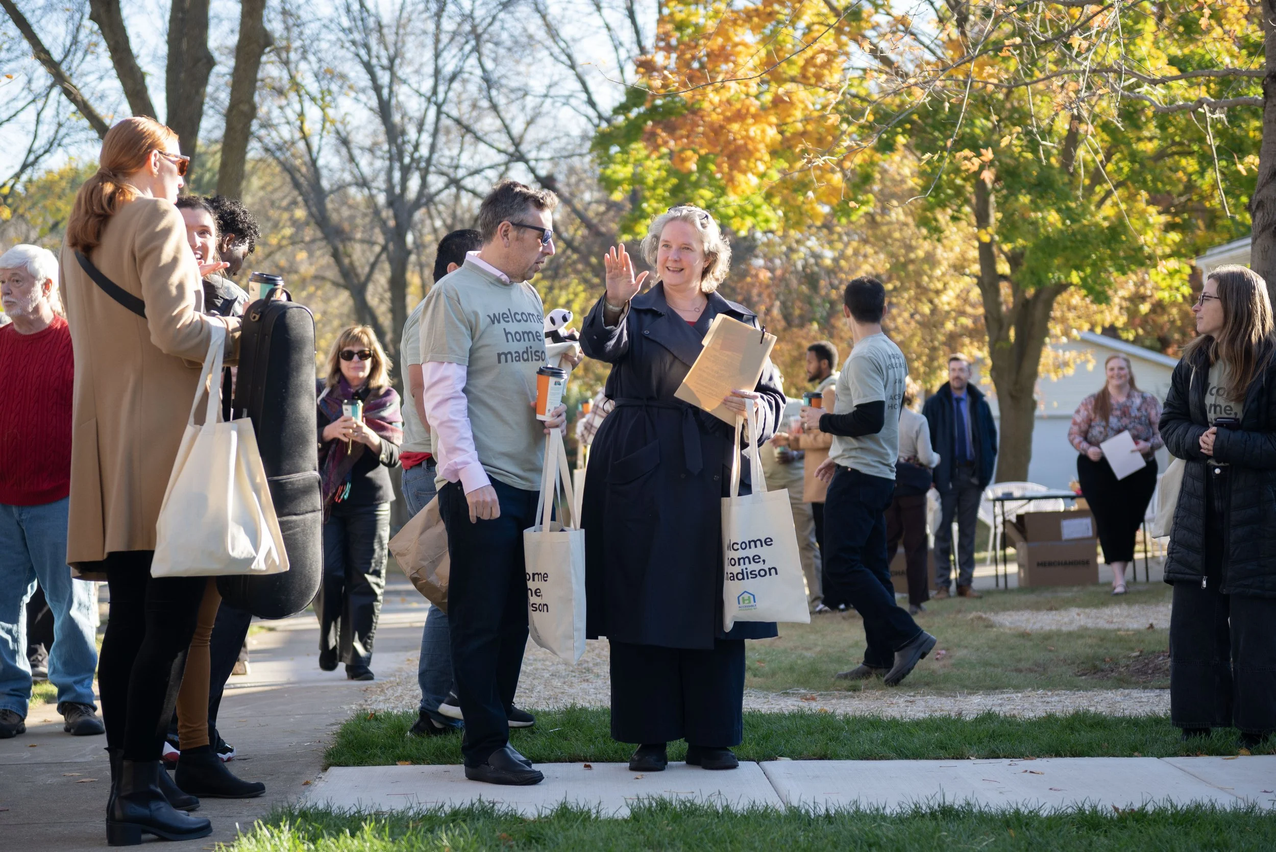 Mayor Satya Rhodes-Conway talking 