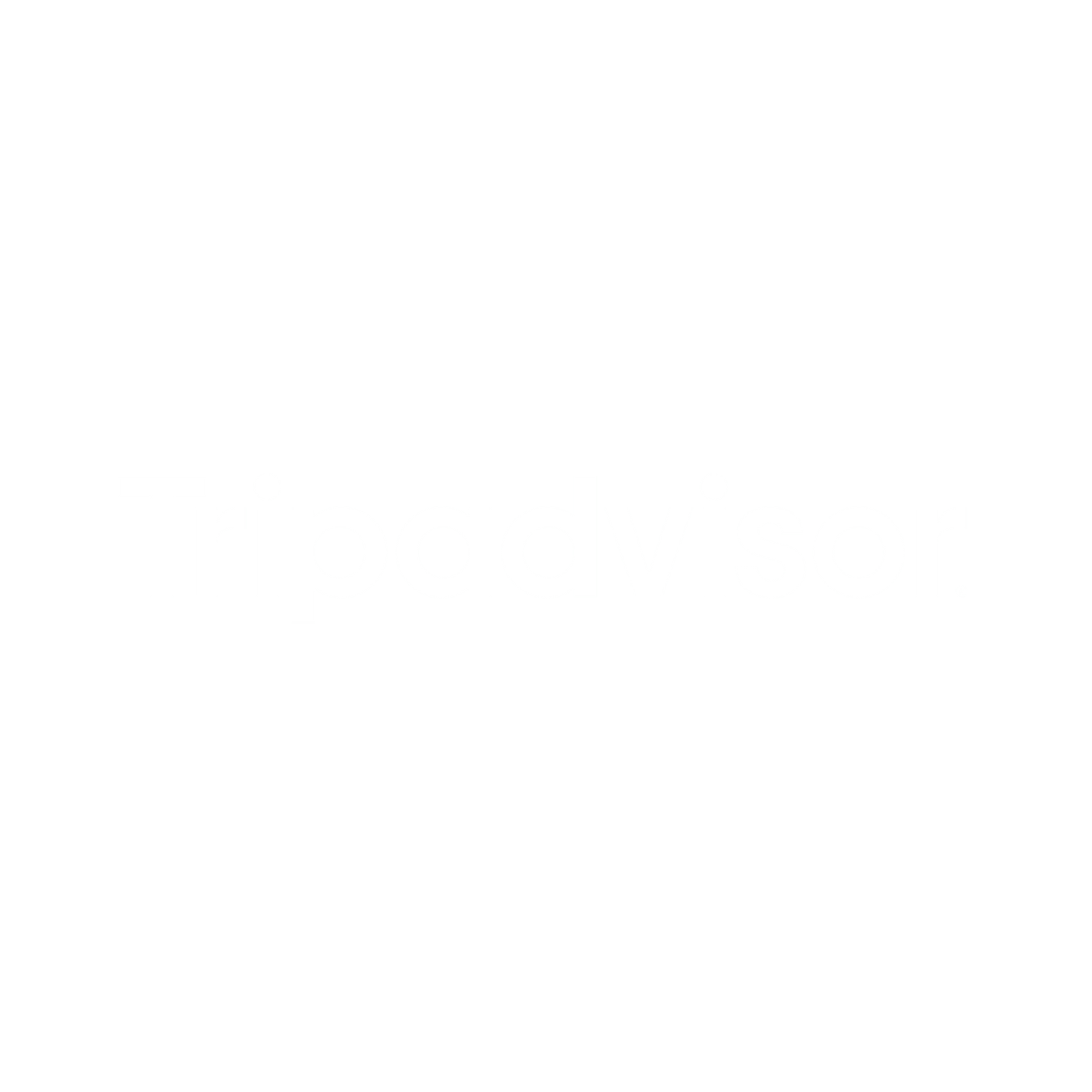 Tripadvisor logo with black background and white text