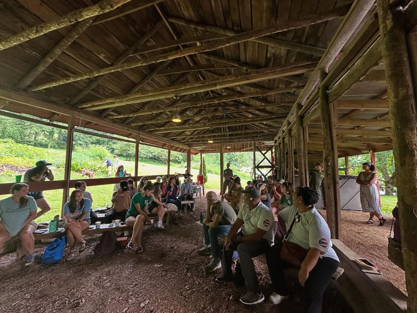 our team gave a workshop this morning on Movement Building around Survival Infrastructure this morning at @footprintprjct &lsquo;s Disaster Resilience Fest in North Carolina following Hurricane Helene, where Footprint Project played a critical role i
