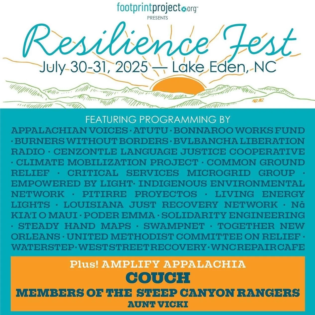 we are so thrilled to be leading a workshop on &ldquo;Movement Building and Survival Infrastructure&rdquo; at @footprintprjct &lsquo;s Disaster Resilience Festival in North Carolina later this month. stay tuned for highlights and insights from this w