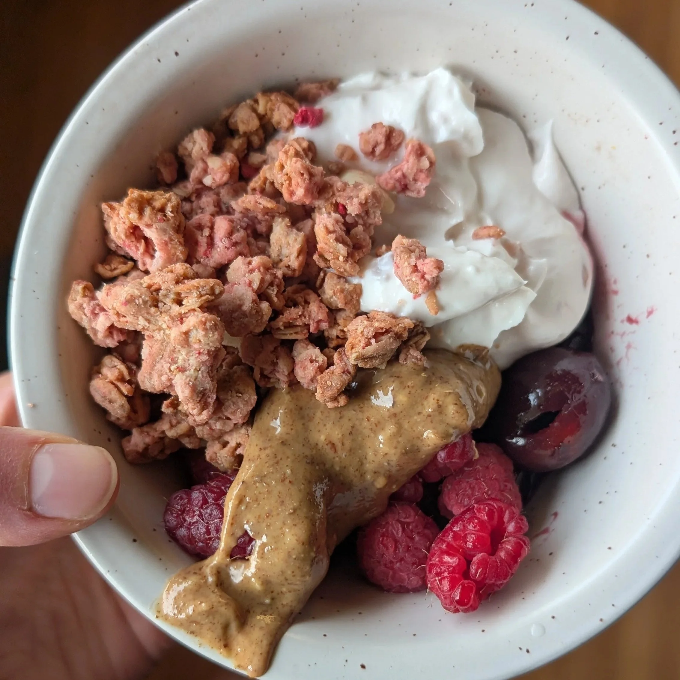 Strawberry Yogurt Snack Bowl
