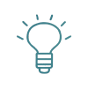Graphic of light bulb