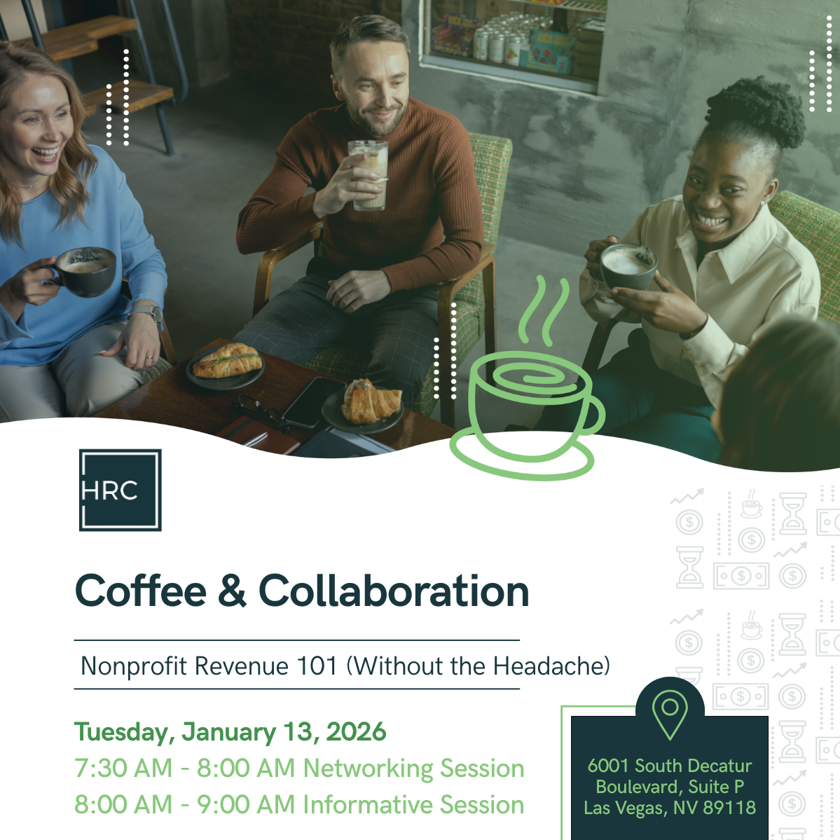 Coffee &amp; Collaboration: Nonprofit Revenue 101 (Without the Headache) 
