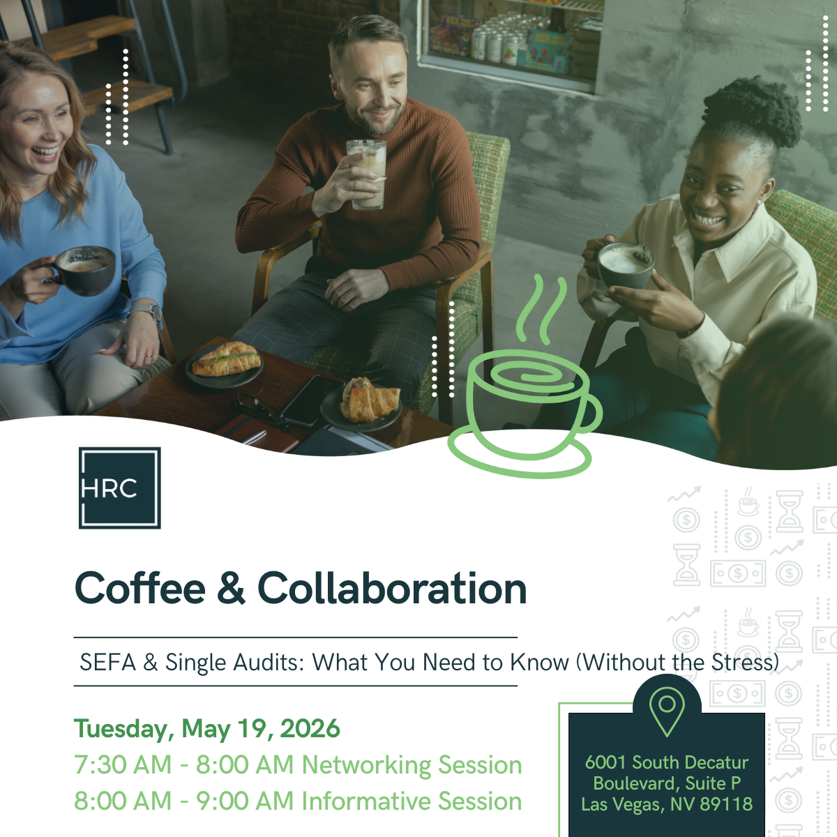 Coffee &amp; Collaboration: SEFA &amp; Single Audits - What You Need to Know (Without the Stress)