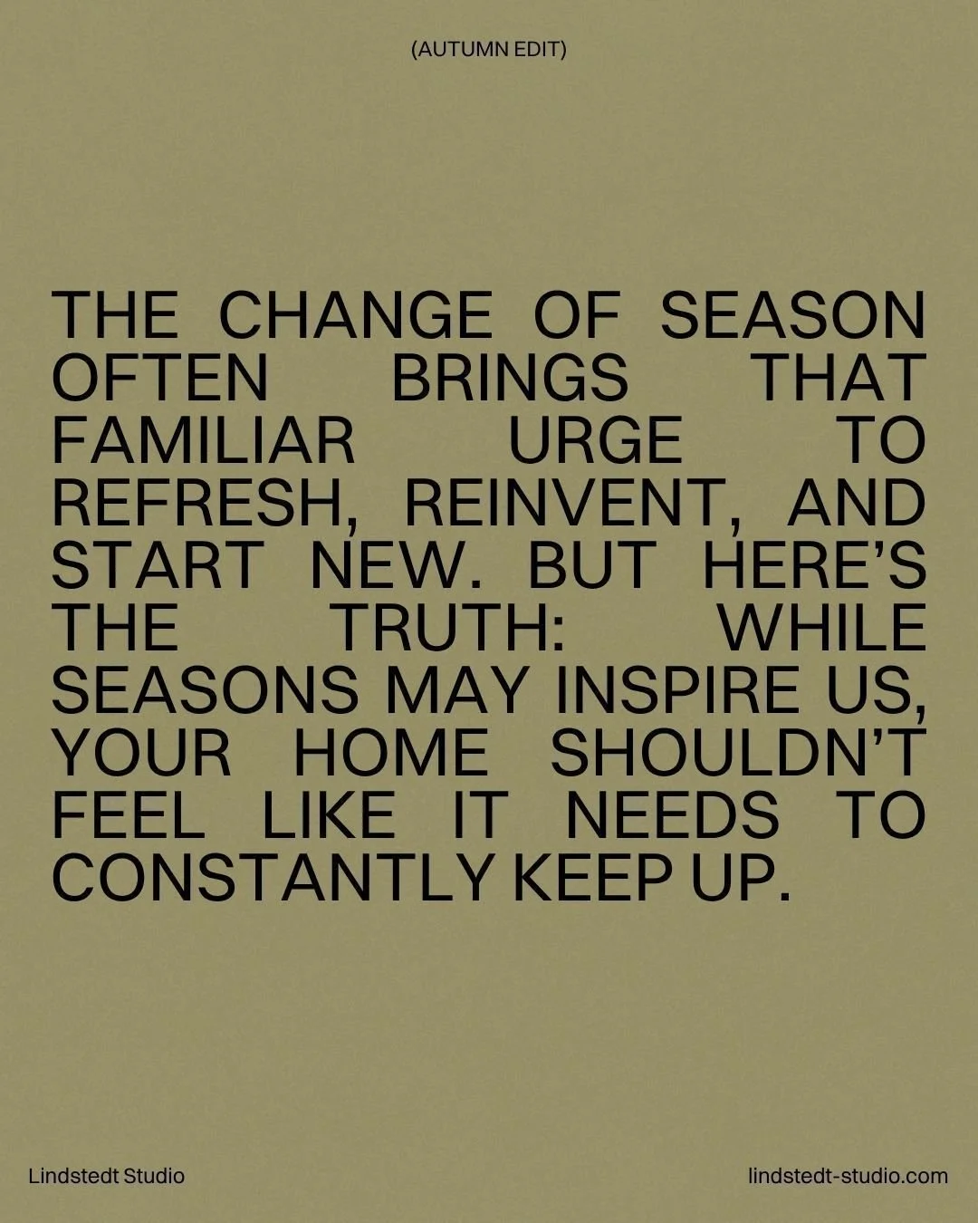 Autumn thoughts 💭 A home isn&rsquo;t built on trends. It&rsquo;s made out of objects with weight, memory and intention. 

Pieces in natural materials, textures that age beautifully, and objects with a story. 
Any day, I&rsquo;d choose a high-quality