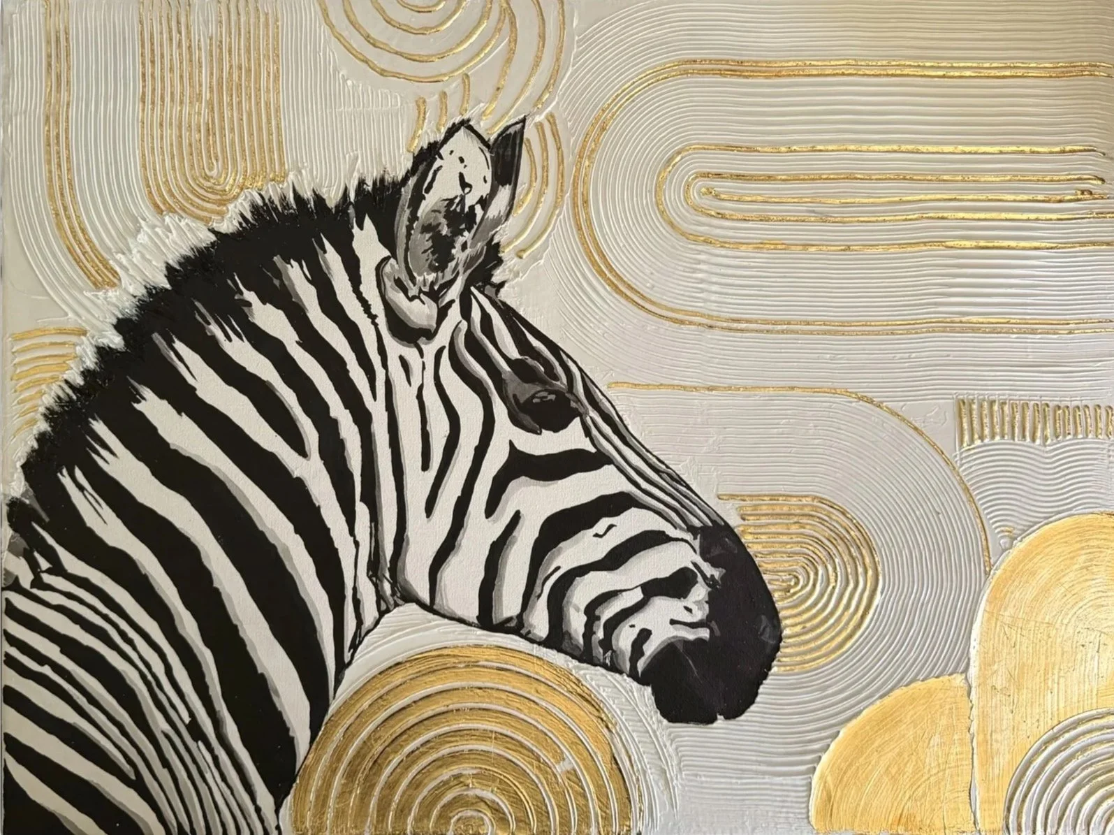Golden Stripes
18" X 24"
