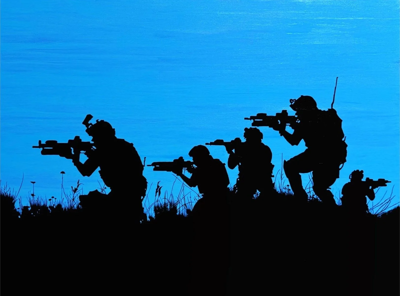 The Silent Line
36" X 48"