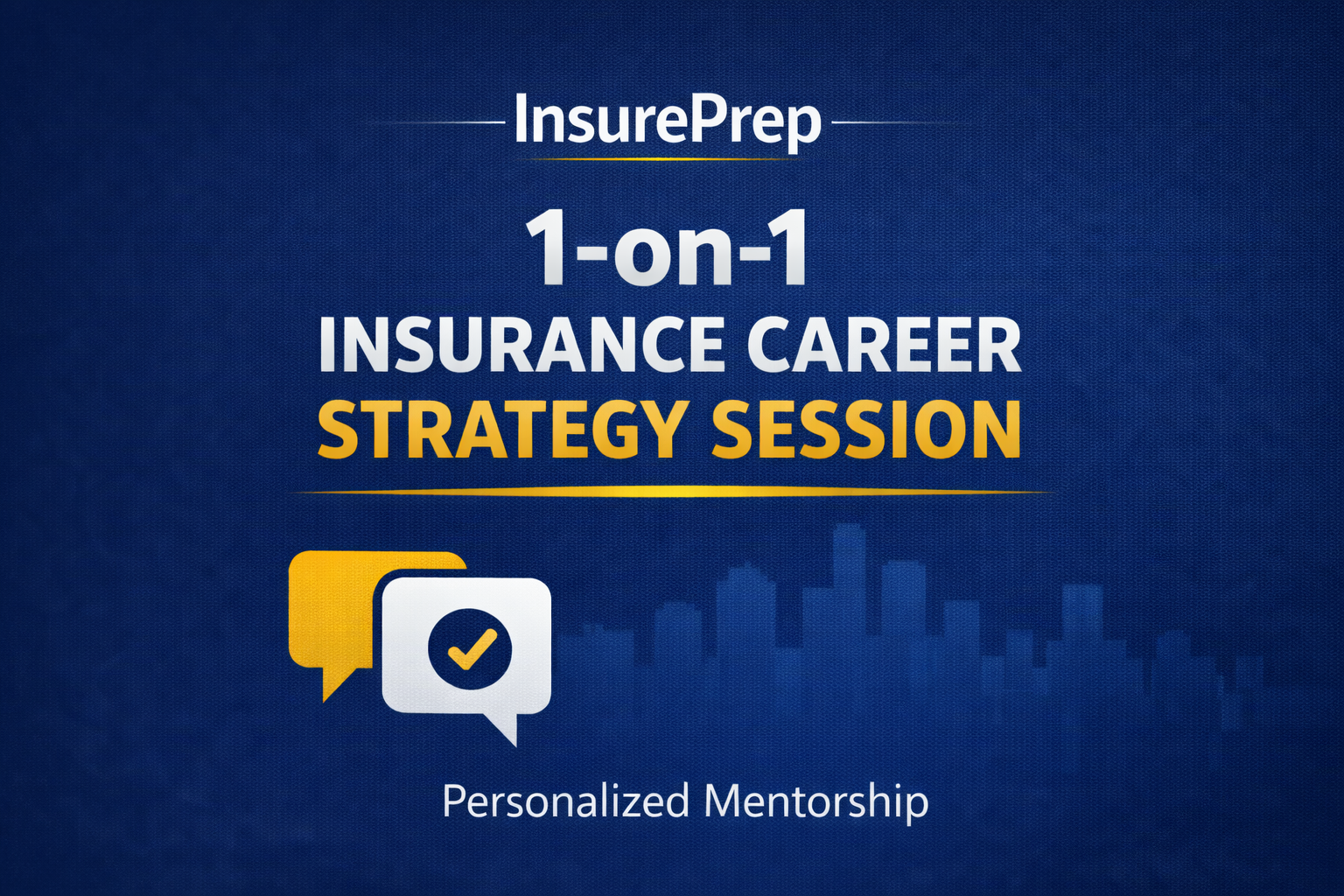 Insure Prep 1:1 Mentorship Session