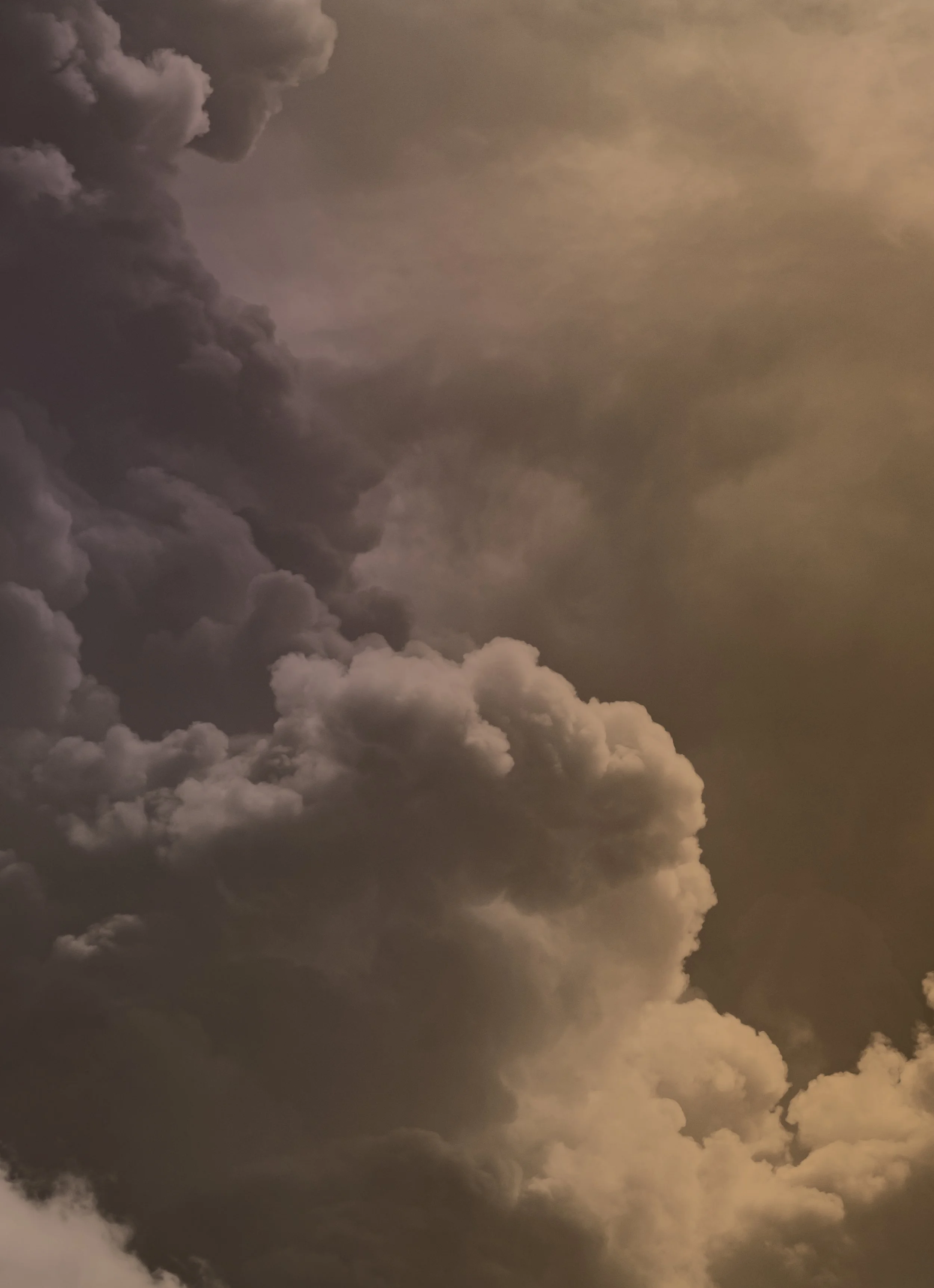 Cloudy sky with dark and light clouds