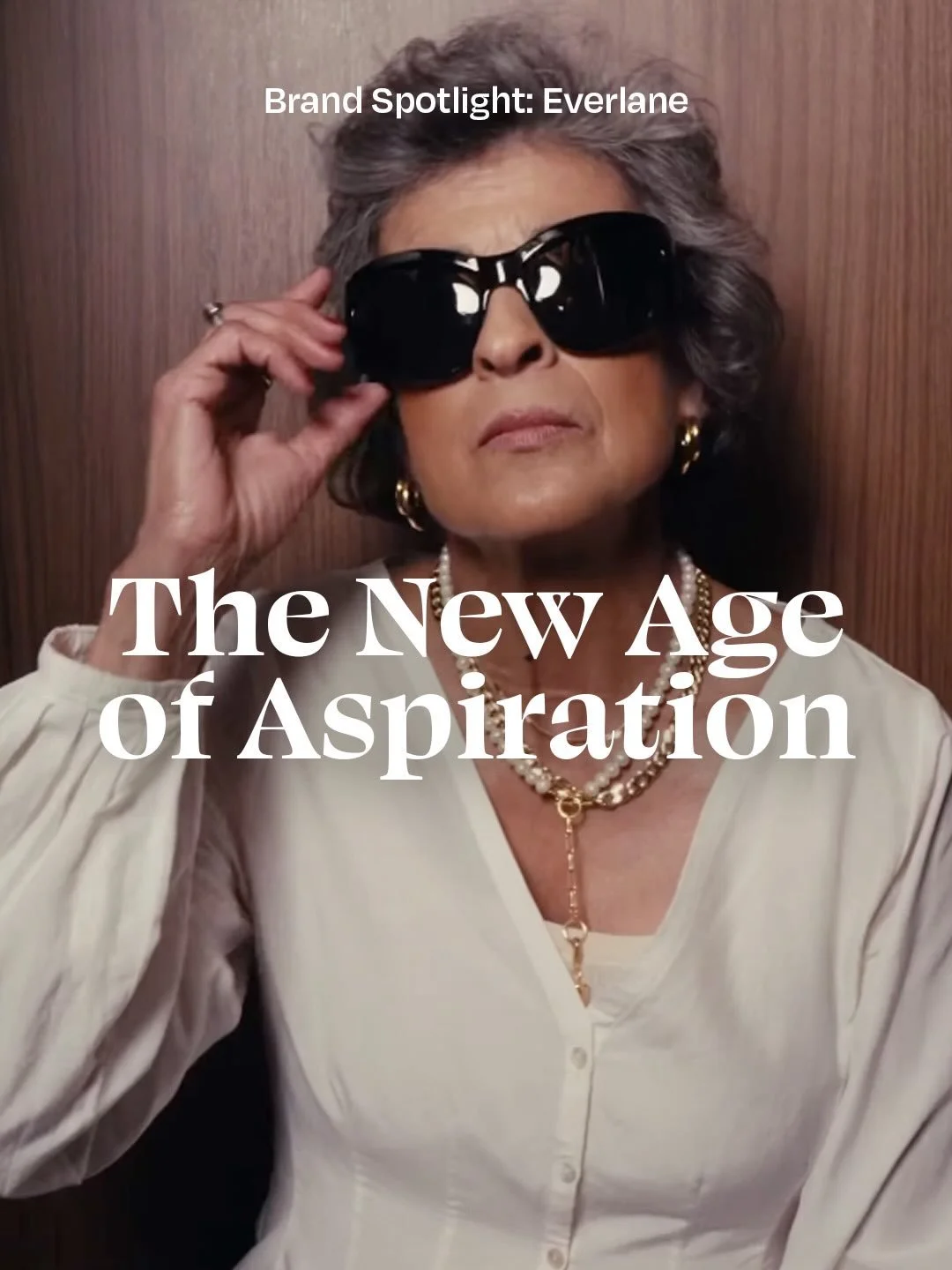 Meet Rosemarie Ross. Late 60s, effortlessly chic, and apparently the new standard for good taste.

Everlane&rsquo;s Nonna campaign for their Italian-made Almond Toe collection doesn&rsquo;t just feature an older woman. It hands her the authority. &ld