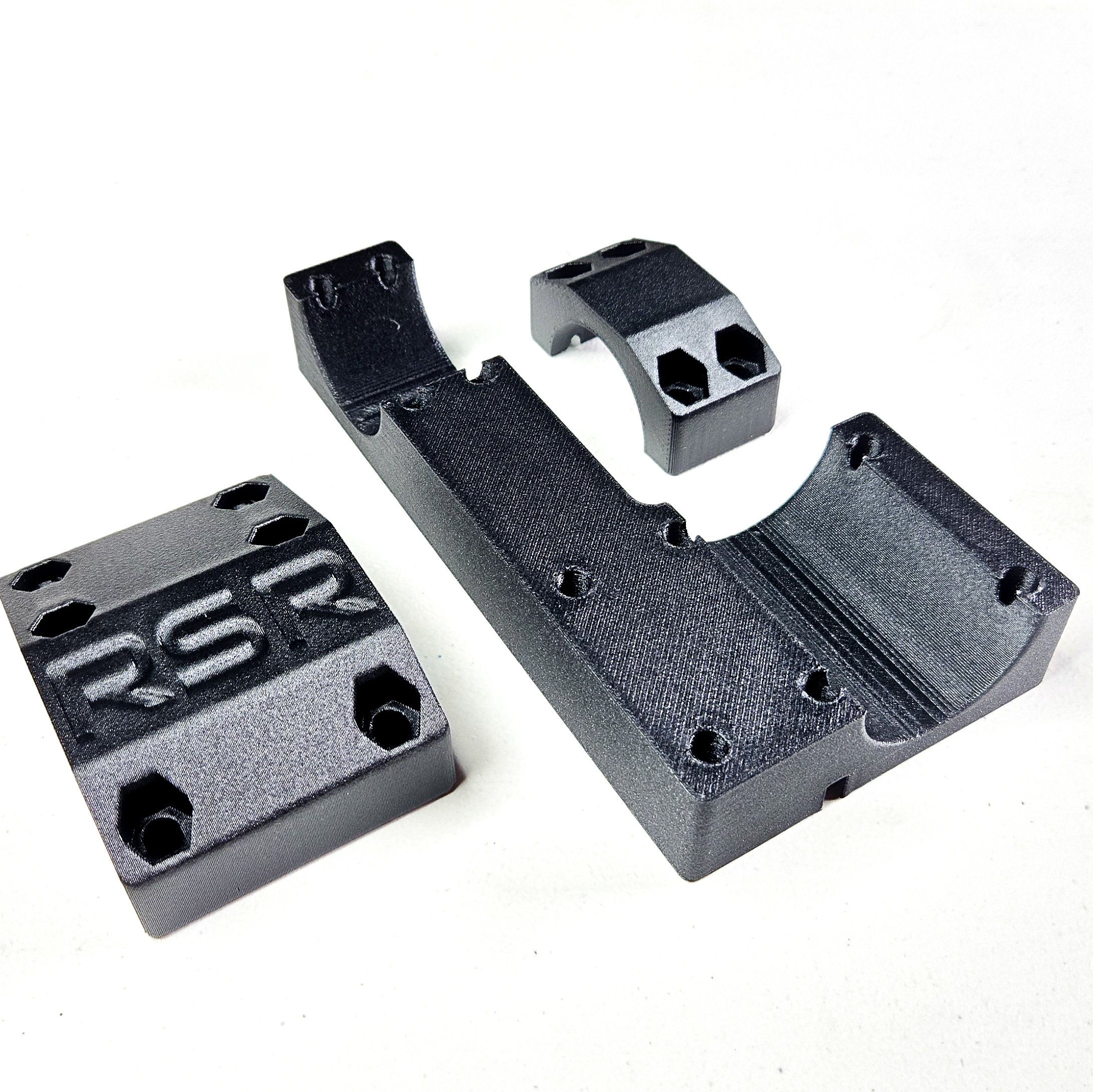 4-Pack DIY Lighting Cart Caster Mount - (For 1-5/8" Fence Tube)